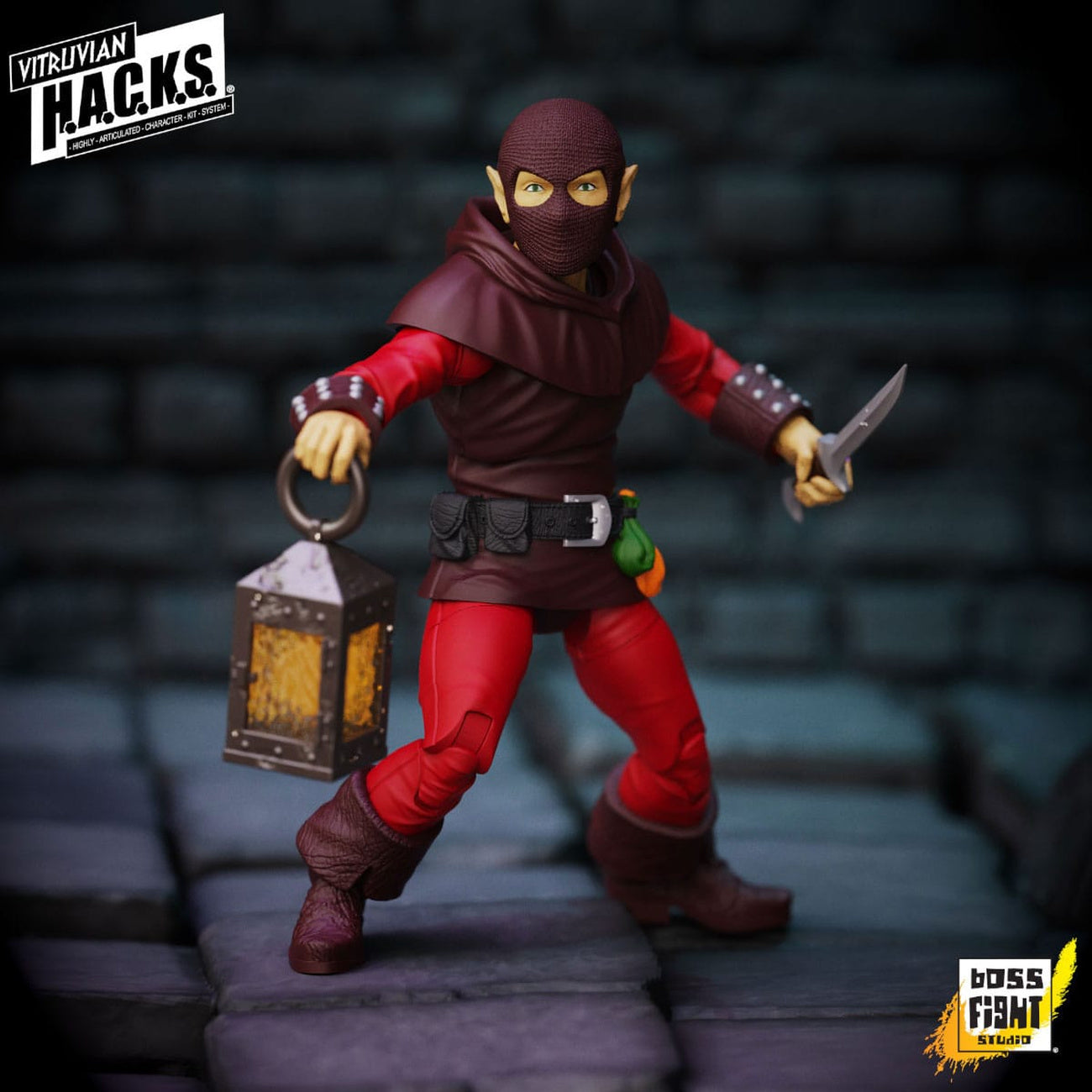Product image Vitruvian H.A.C.K.S. Action Figure Halfling Scout Dwynn Dellos