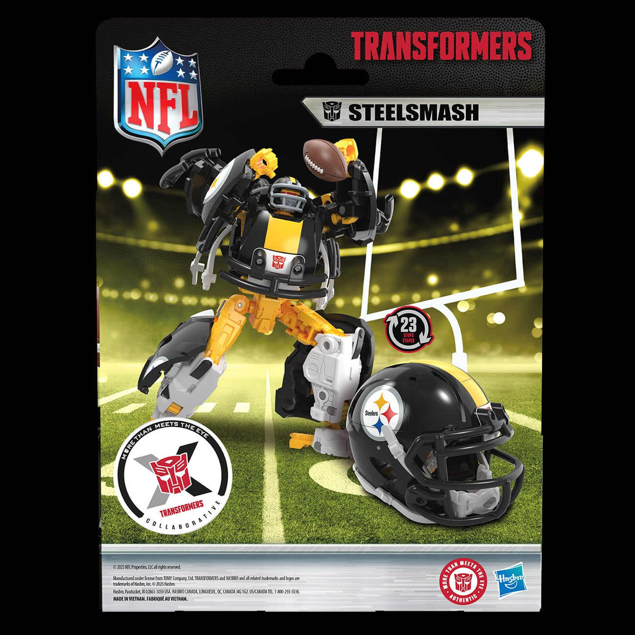 Product image Transformers x NFL Action Figure Pittsburgh Steelers