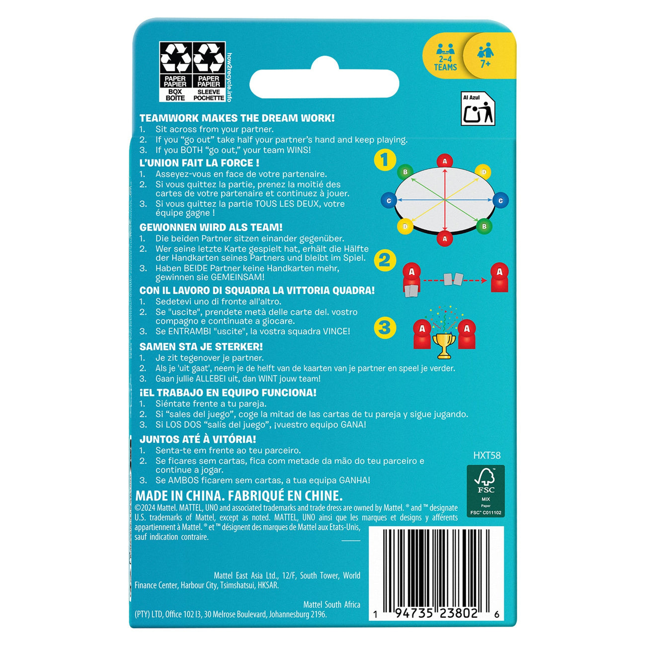 Product image UNO Teams Card Game