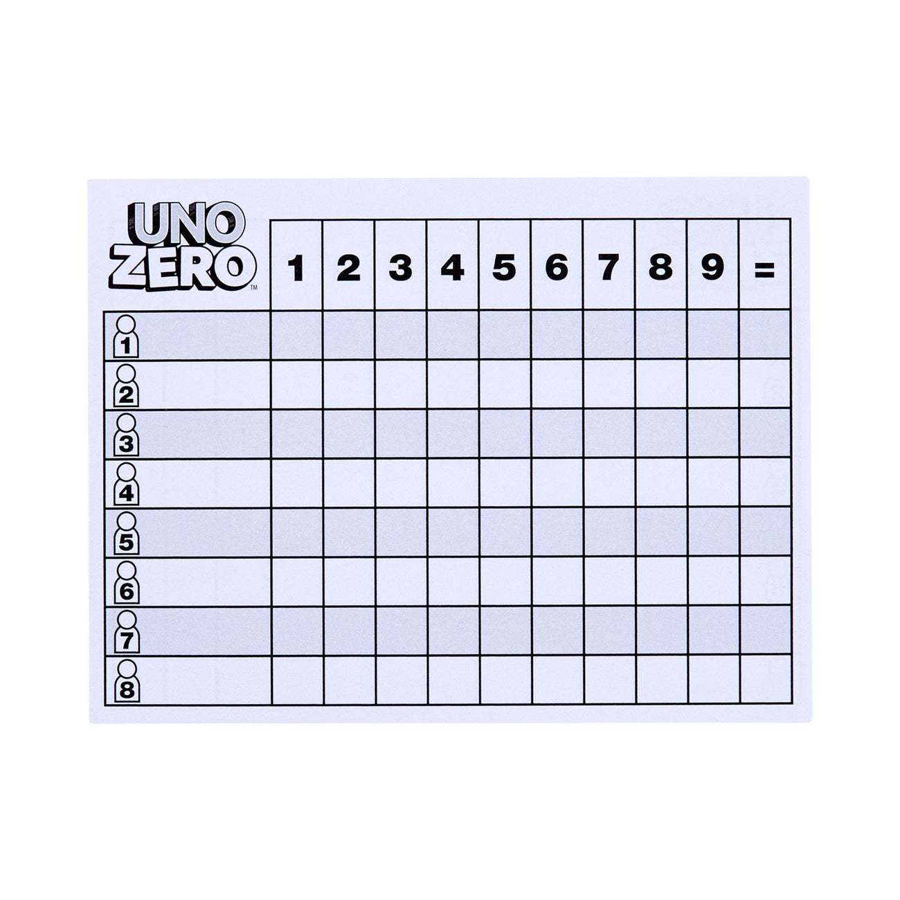Product image UNO Zero Card Game