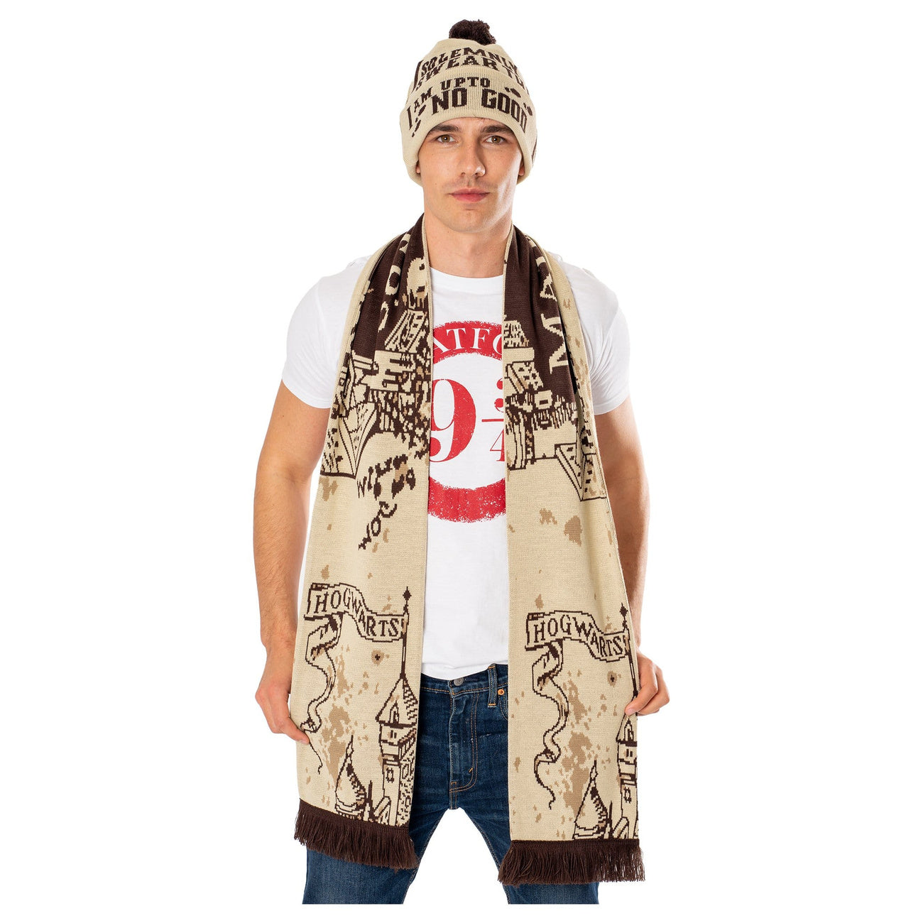 Product image Harry Potter Scarf Marauder's Map Long Length