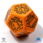 Product image Viridian Dice Jumbo Trap Generator Die D12 Orange