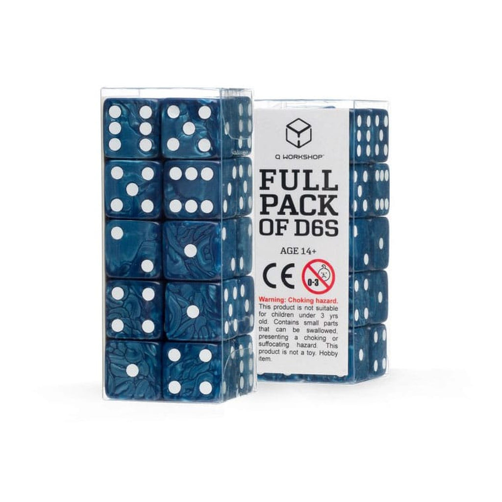 Product image Q Workshop Dice Set Full Pack D6 Cobalt (20)