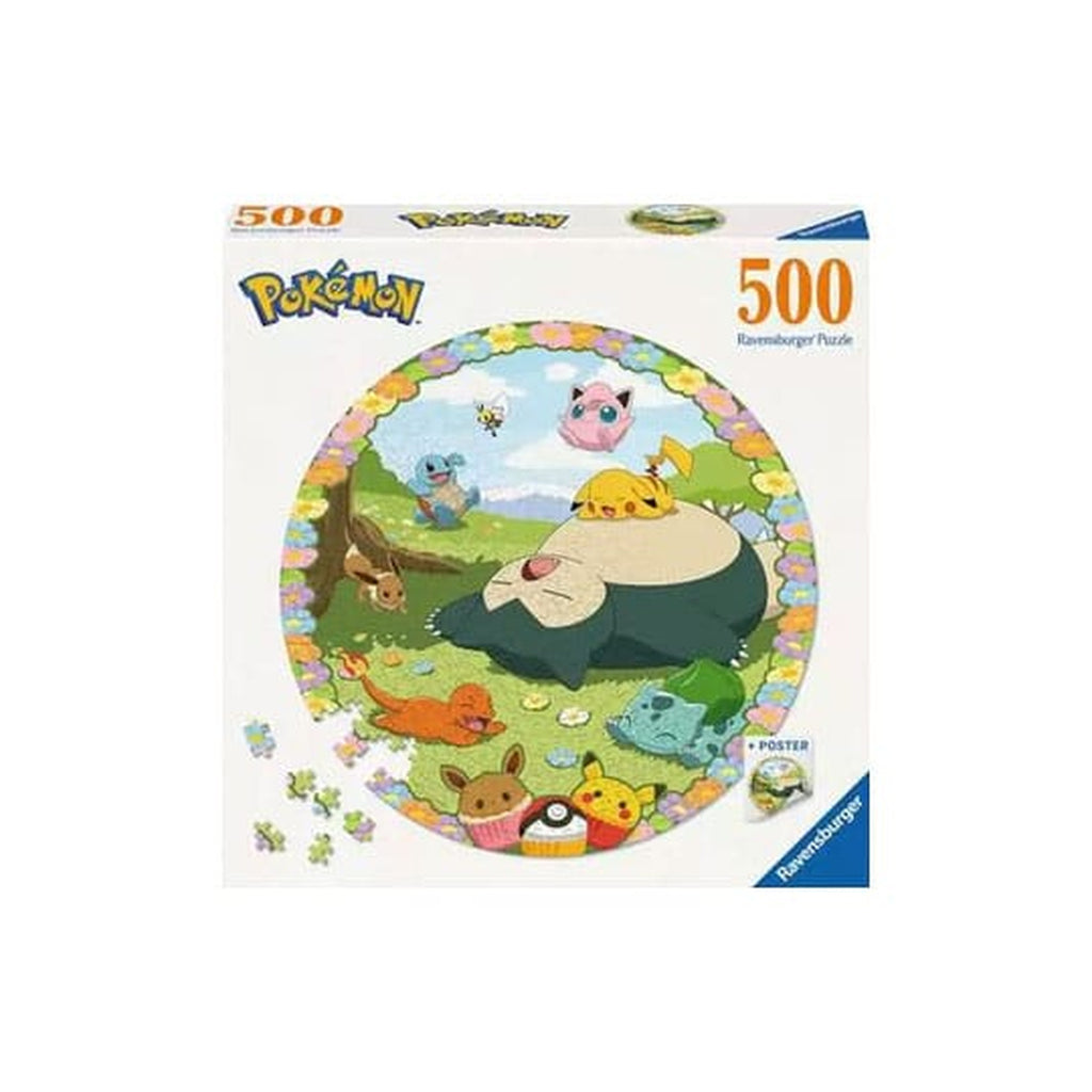 Product image Pokémon Round Puzzle Floral Pokémon (500 Pieces)