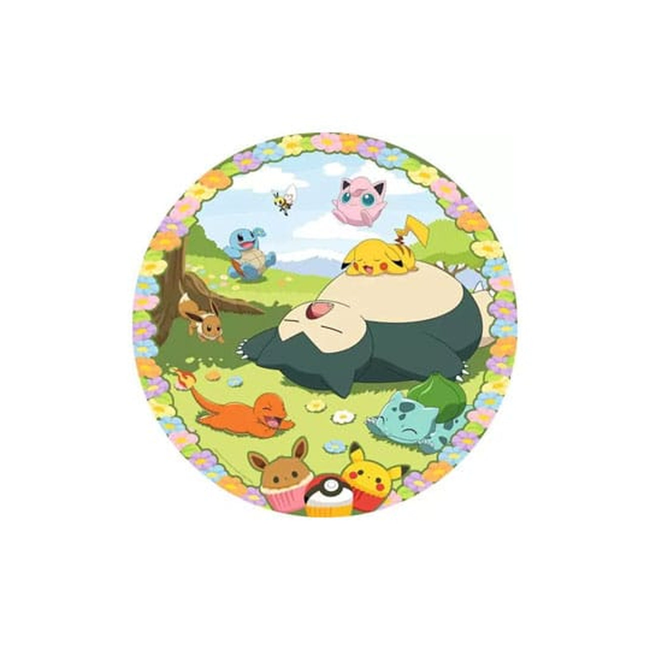 Product image Pokémon Round Puzzle Floral Pokémon (500 Pieces)