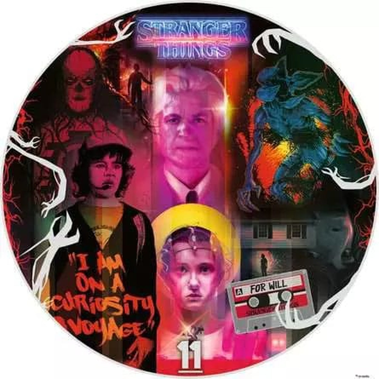 Product image Stranger Things Round Puzzle Friends Don't Lie (500 Pieces)