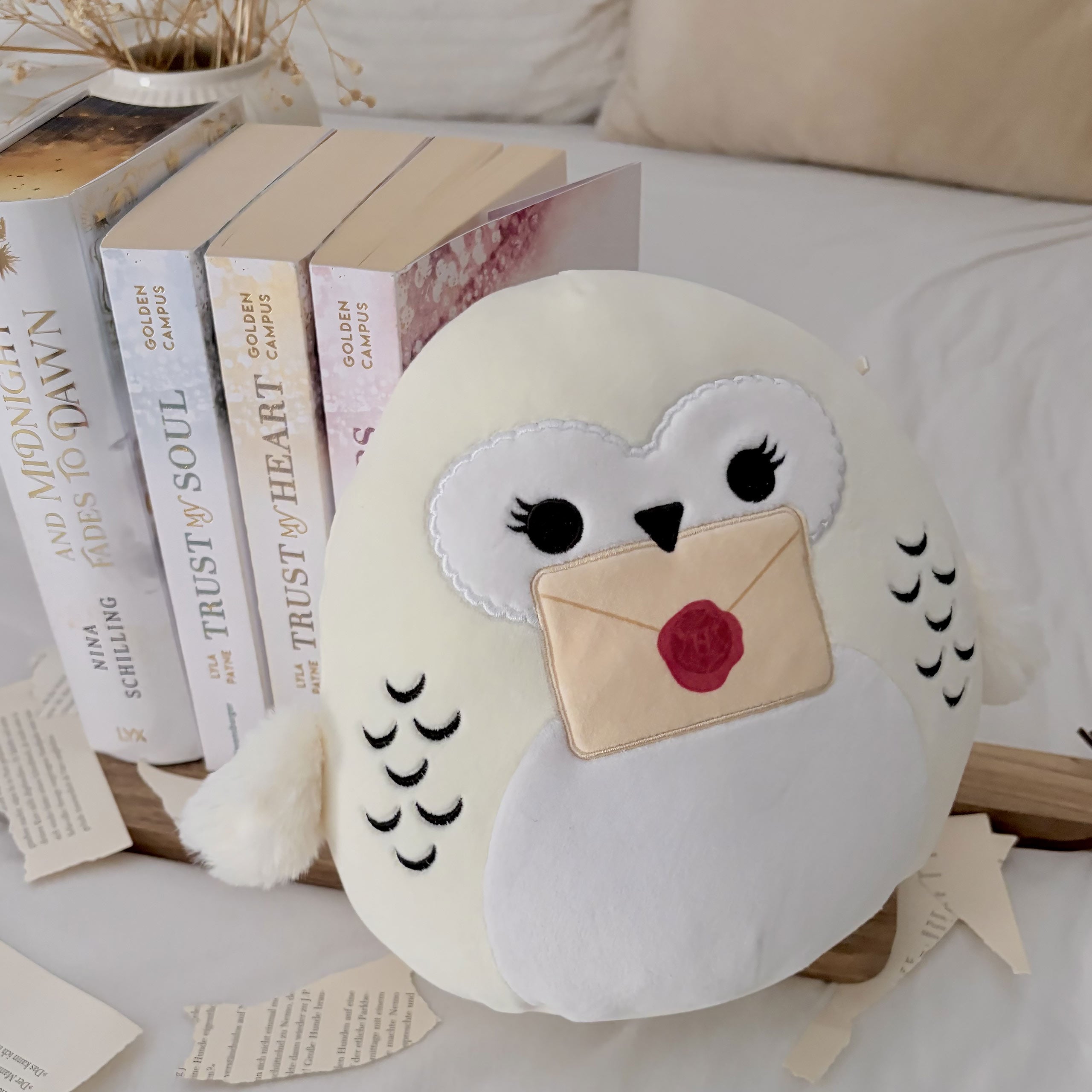 Product image Hedwig with Hogwarts Letter Squishmallows Plush Figure - Harry Potter