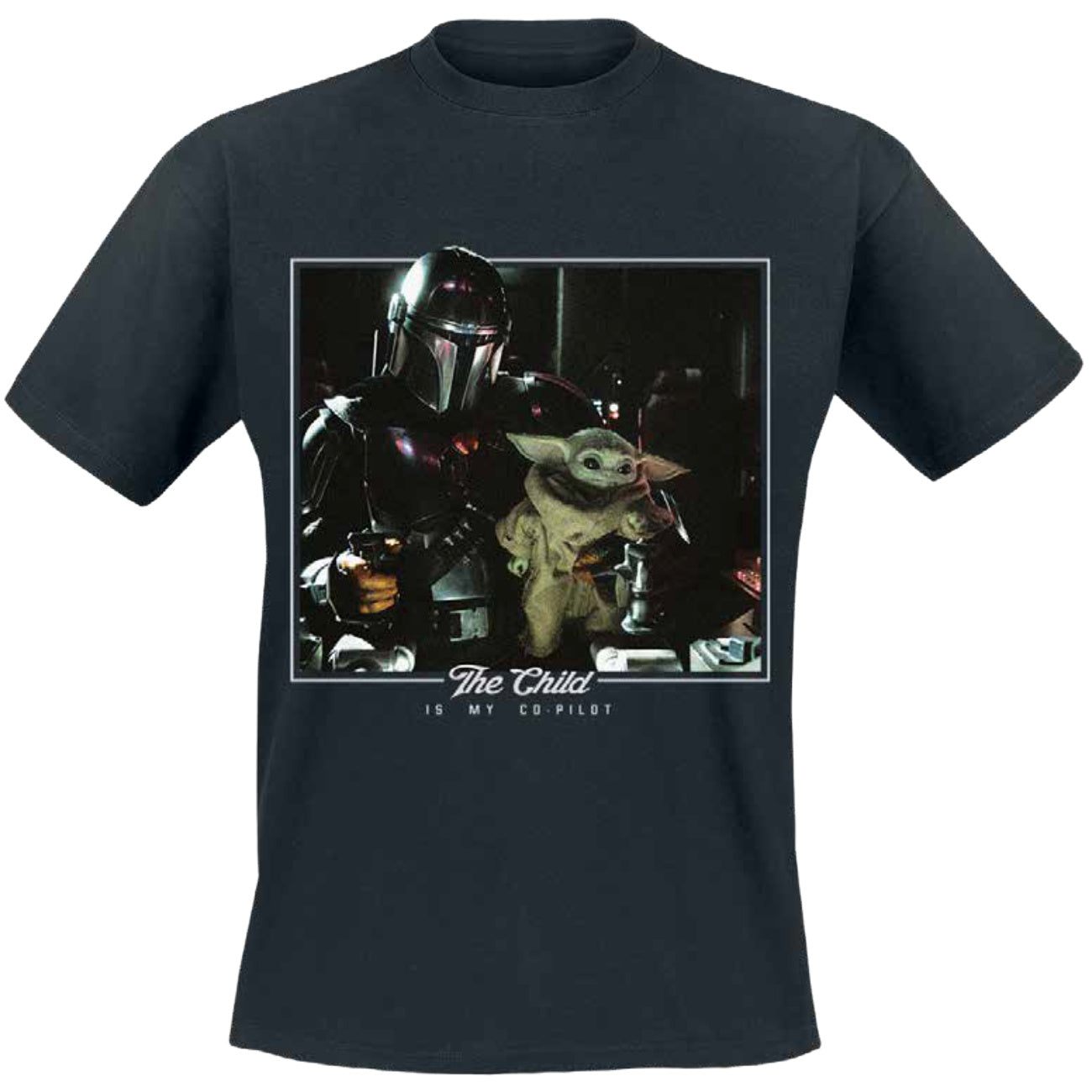 Product image The Child is My Co-Pilot T-Shirt Black - Star Wars The Mandalorian