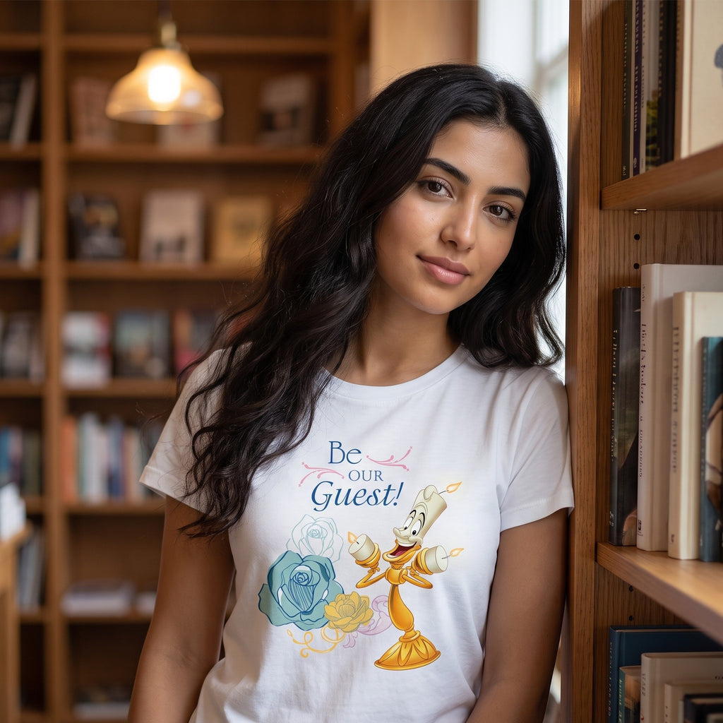Product image Beauty and the Beast - Be Our Guest Women's T-Shirt white