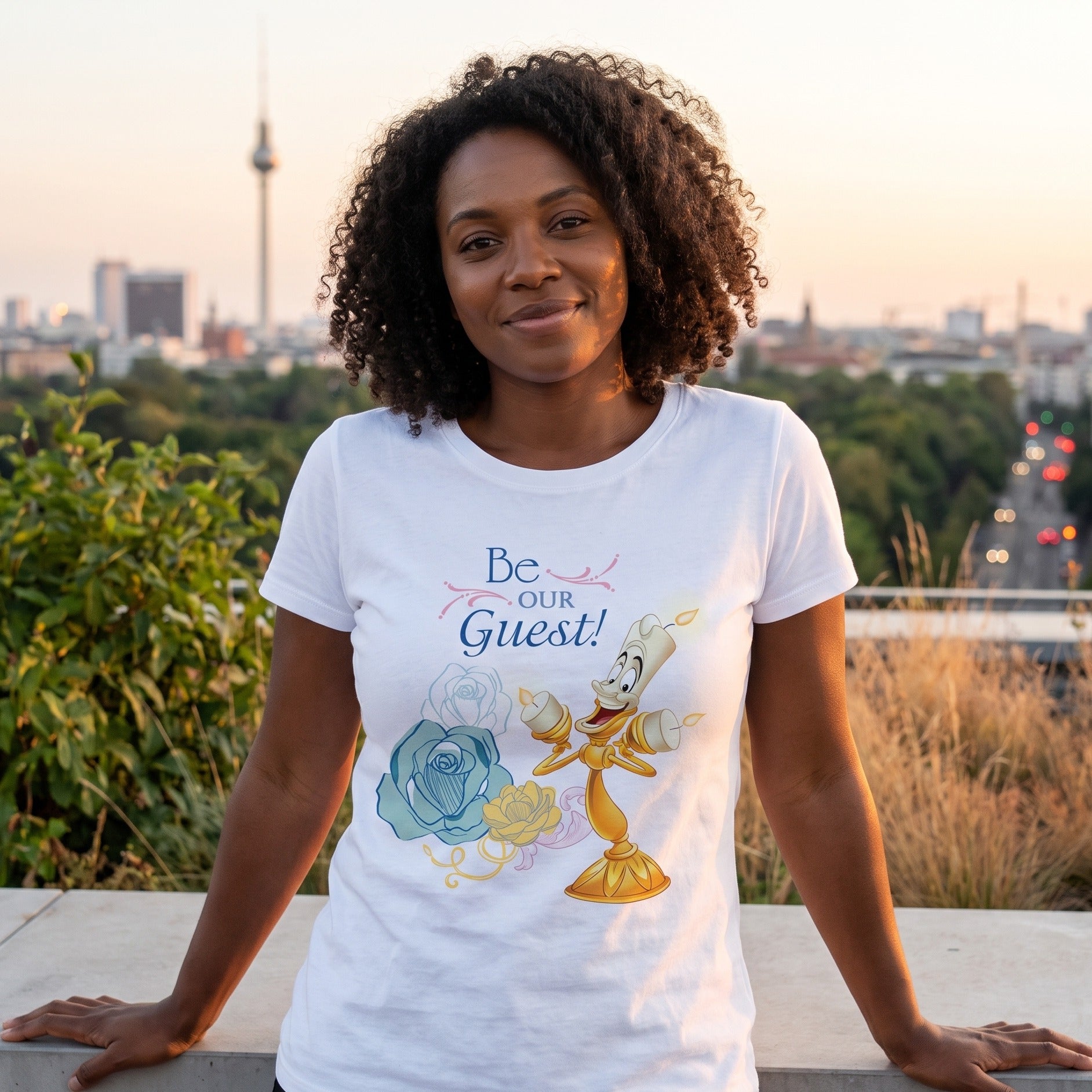 Product image Beauty and the Beast - Be Our Guest Women's T-Shirt white