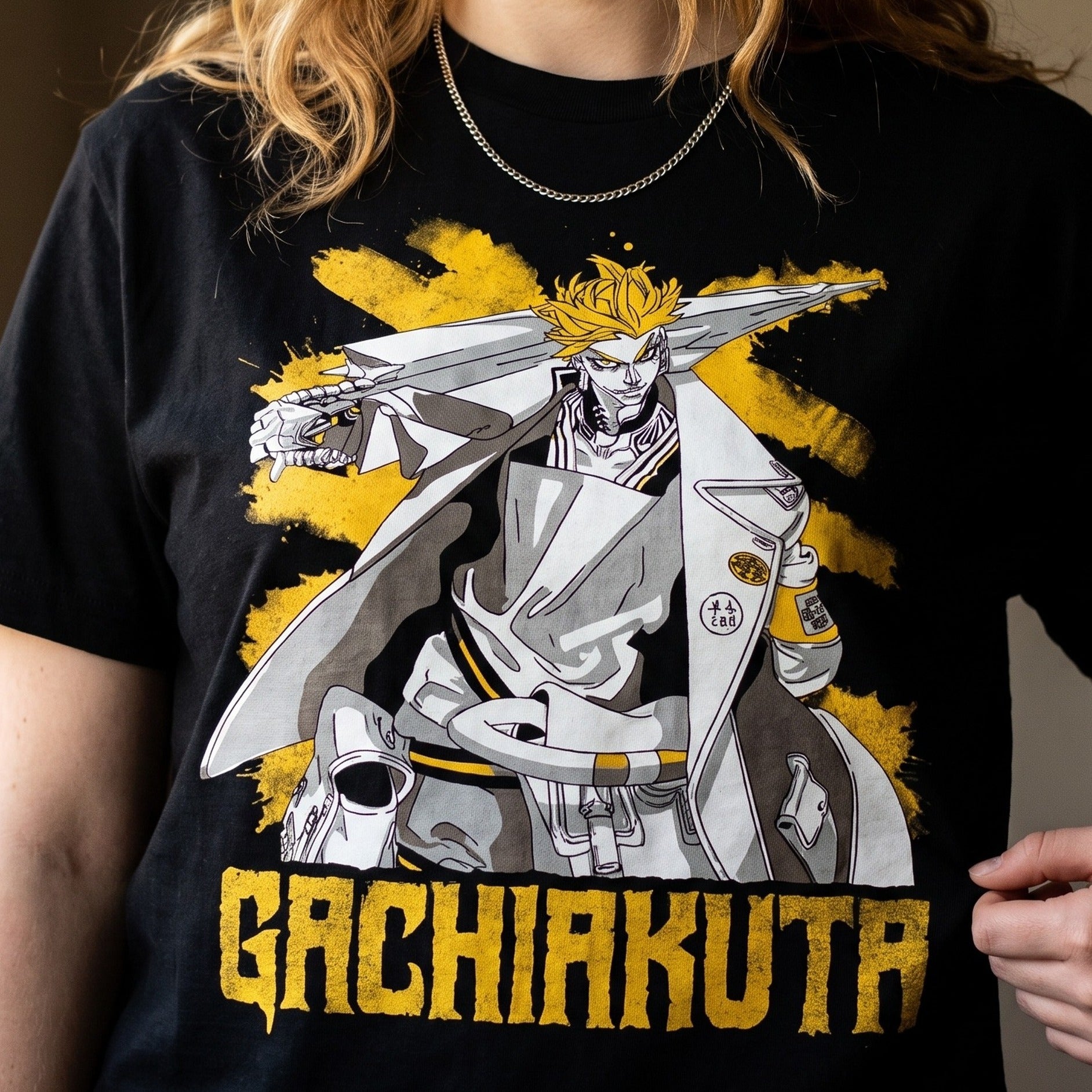 Product image Enjin T-shirt black for Gachiakuta fans