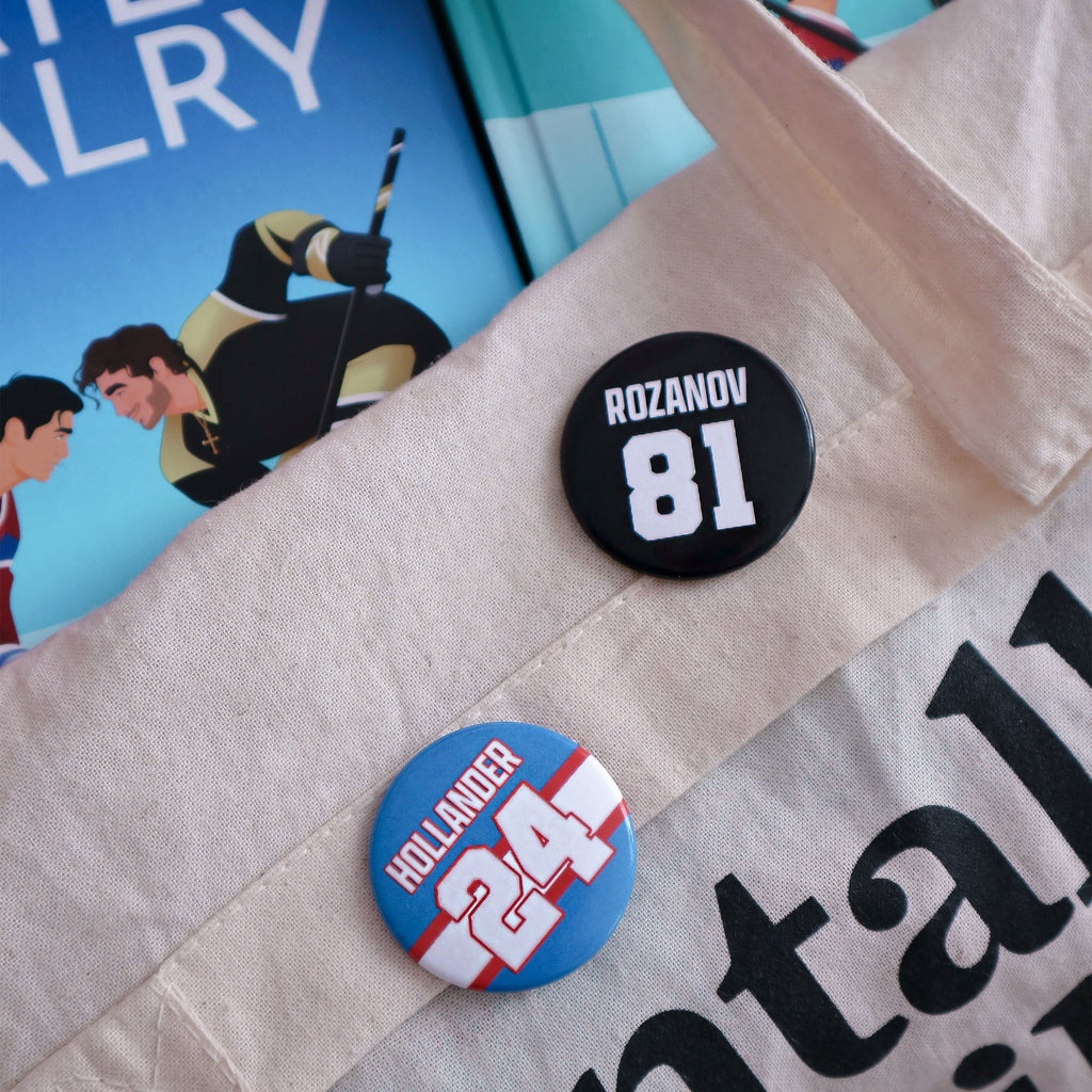 Product image Rozanov button for Heated Rivalry fans