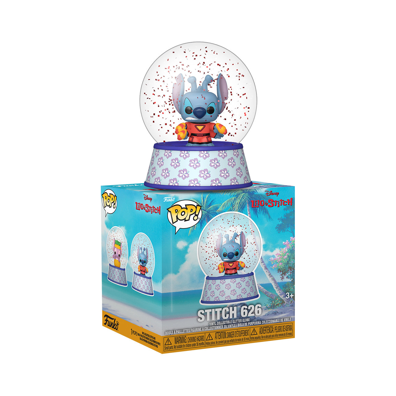 Product image Stitch Funko Pop Mystery Glitter Snow Globe 12-Piece Display - Lilo & Stitch