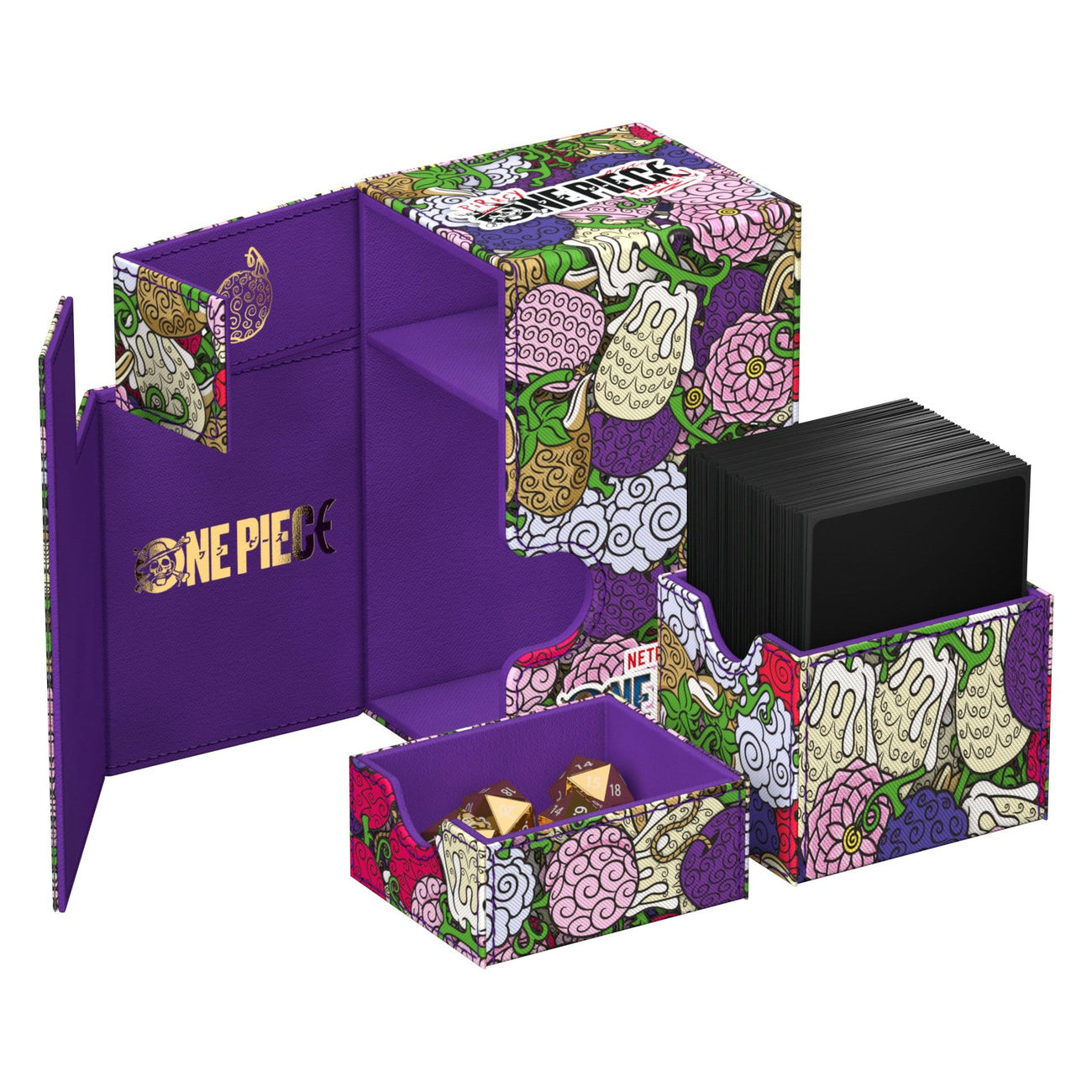Product image One Piece - Devil Fruits Ultimate Guard Flip'n'Tray 80+ Deck Box
