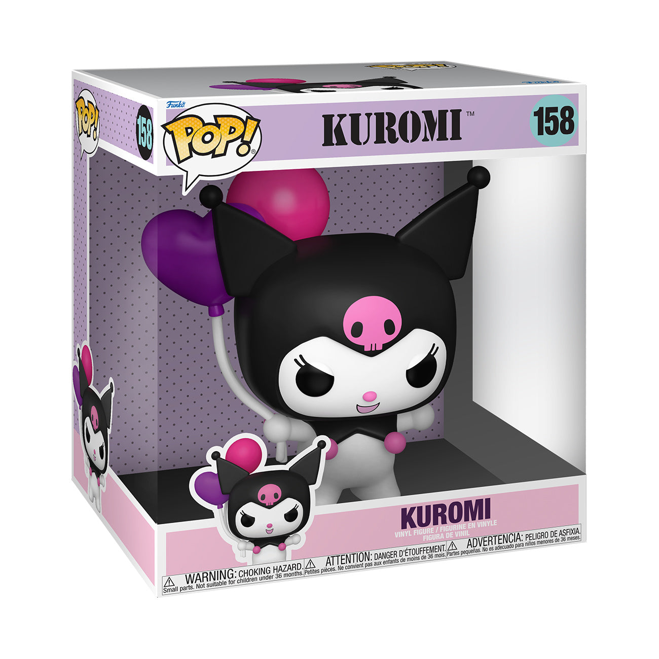 Product image Hello Kitty - Kuromi with Balloons Jumbo Funko Pop Figure