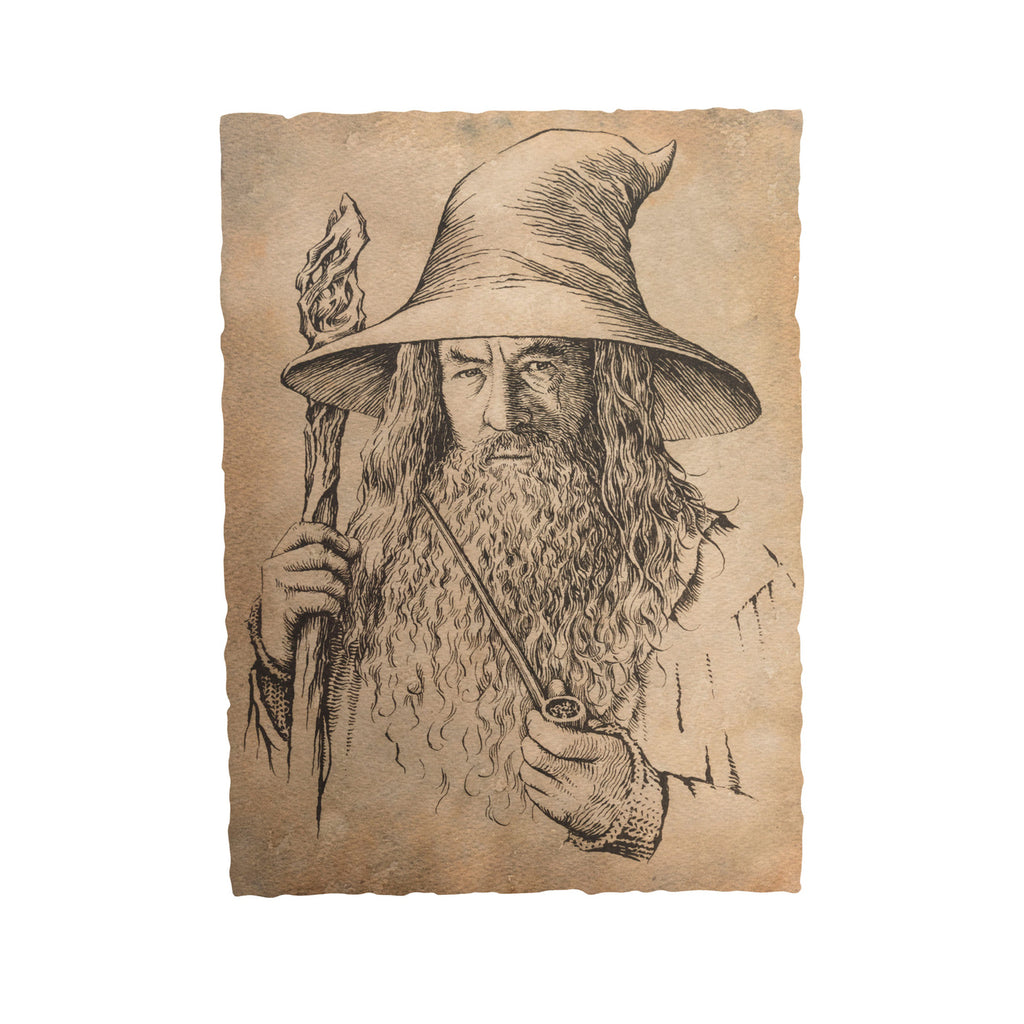 Product image The Hobbit Art Print Portrait of Gandalf the Grey 21 x 28