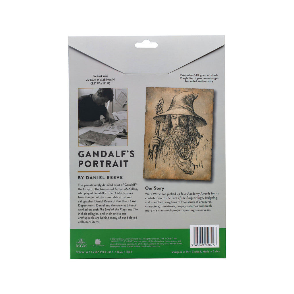Product image The Hobbit Art Print Portrait of Gandalf the Grey 21 x 28