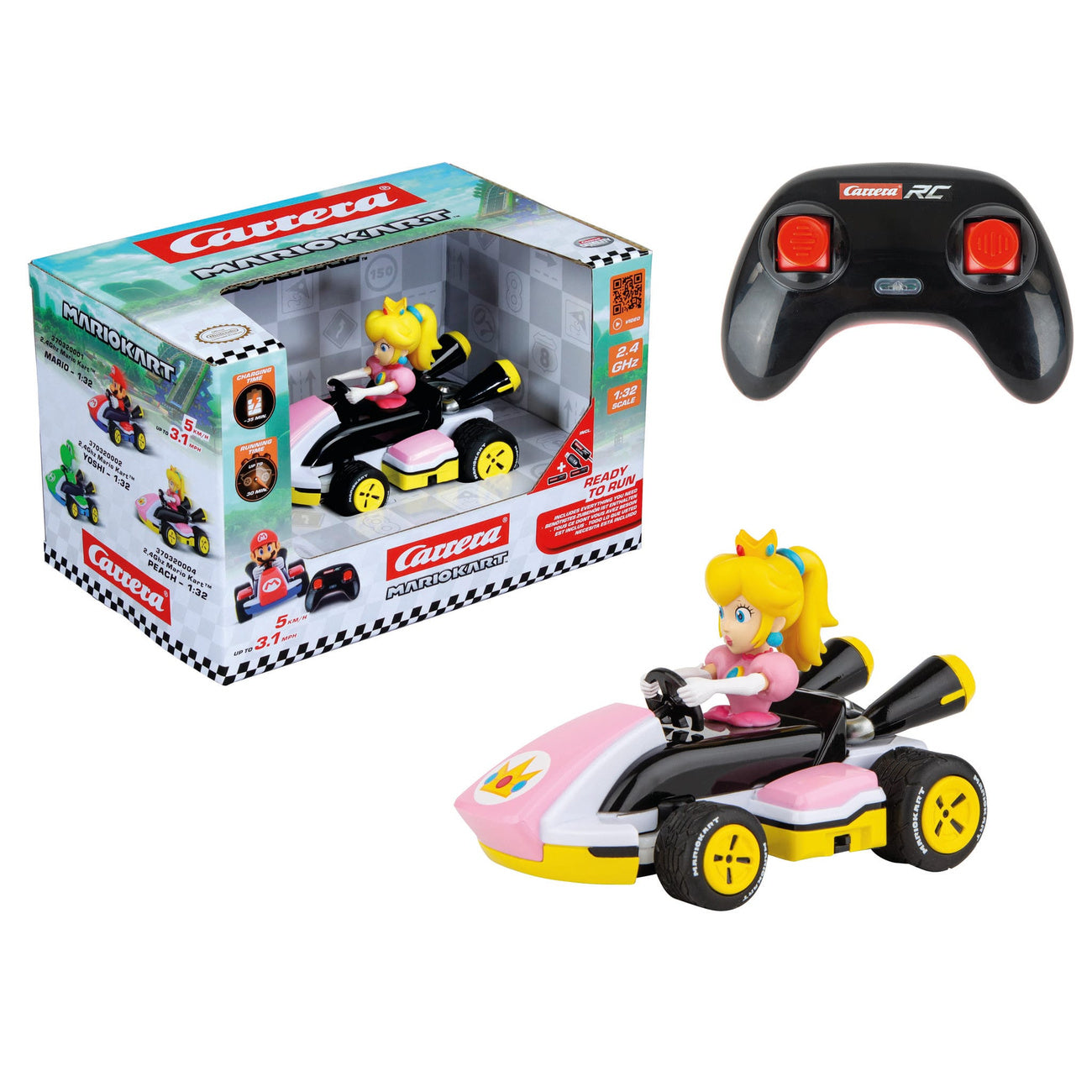 Product image Super Mario Kart RC Remote-Controlled Race Kart 1/32 2.4GHz