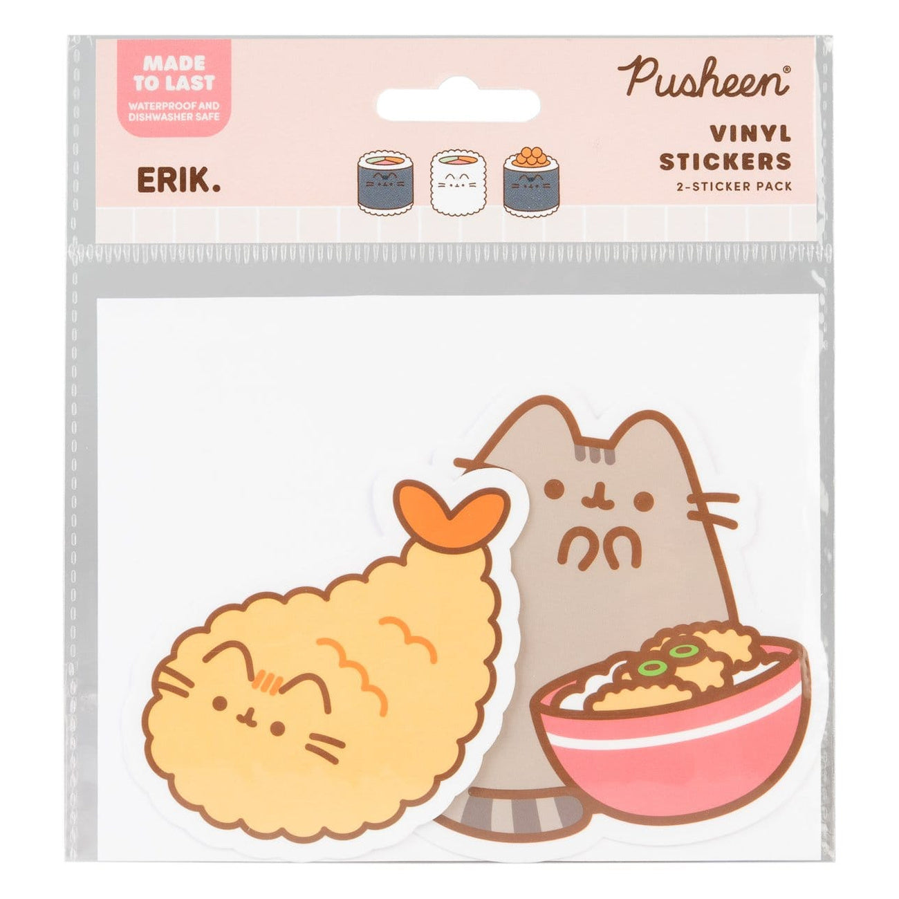 Product image Pusheen Vinyl Sticker Sushi Roll Vol. 2 Set of 2