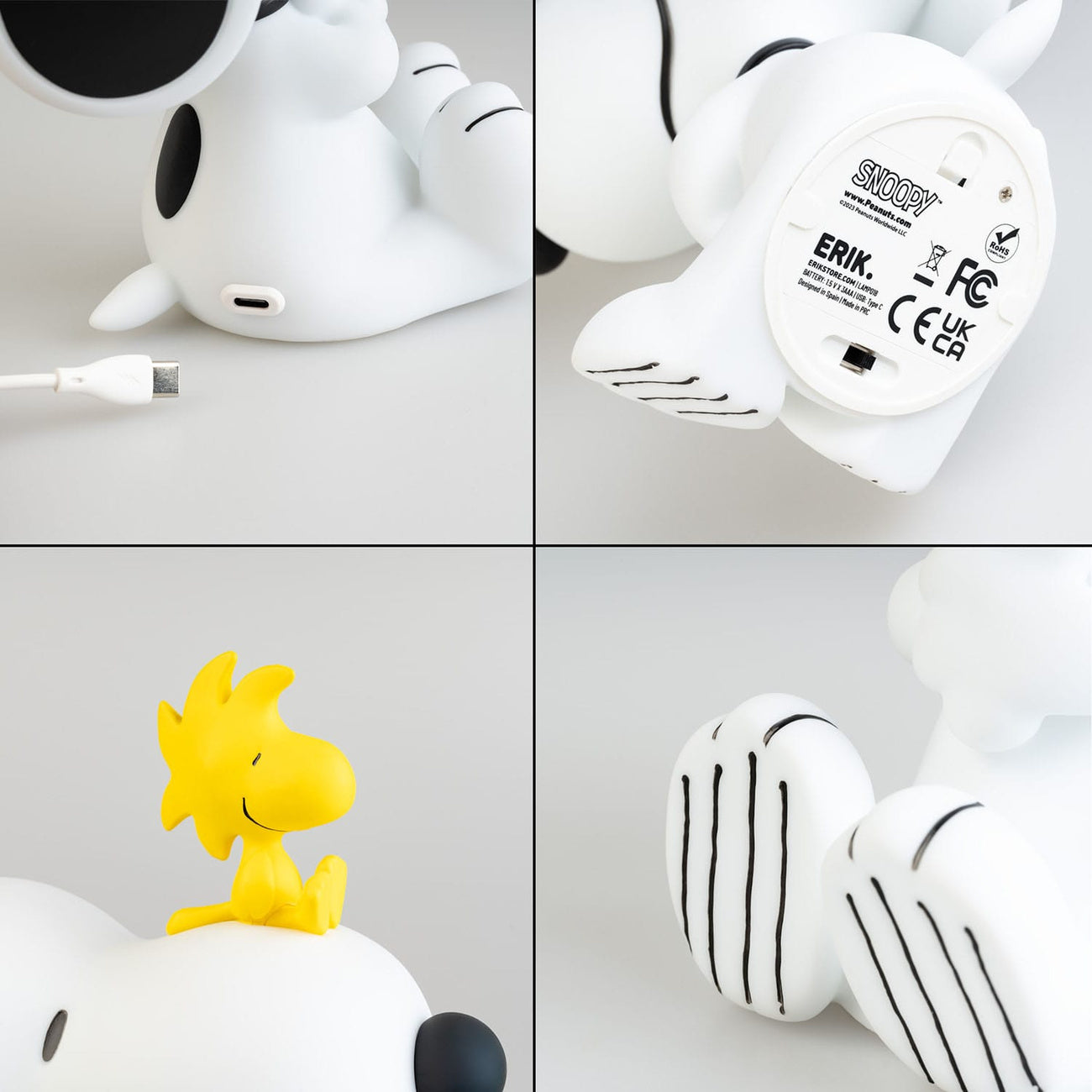 Product image Peanuts Lamp with USB-C Snoopy