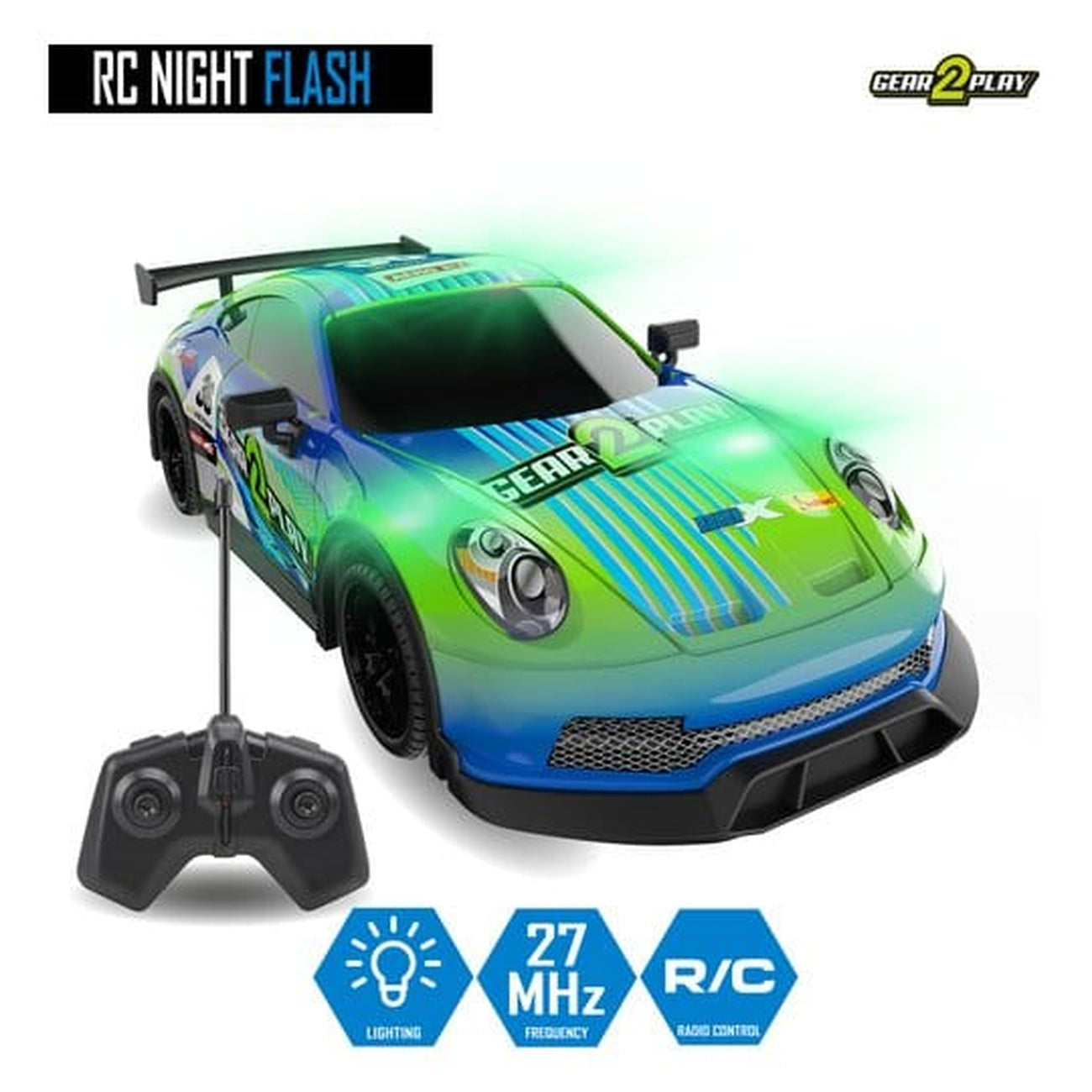 Product image Gear2Play Remote Controlled RC Vehicle Night Flash 1:16