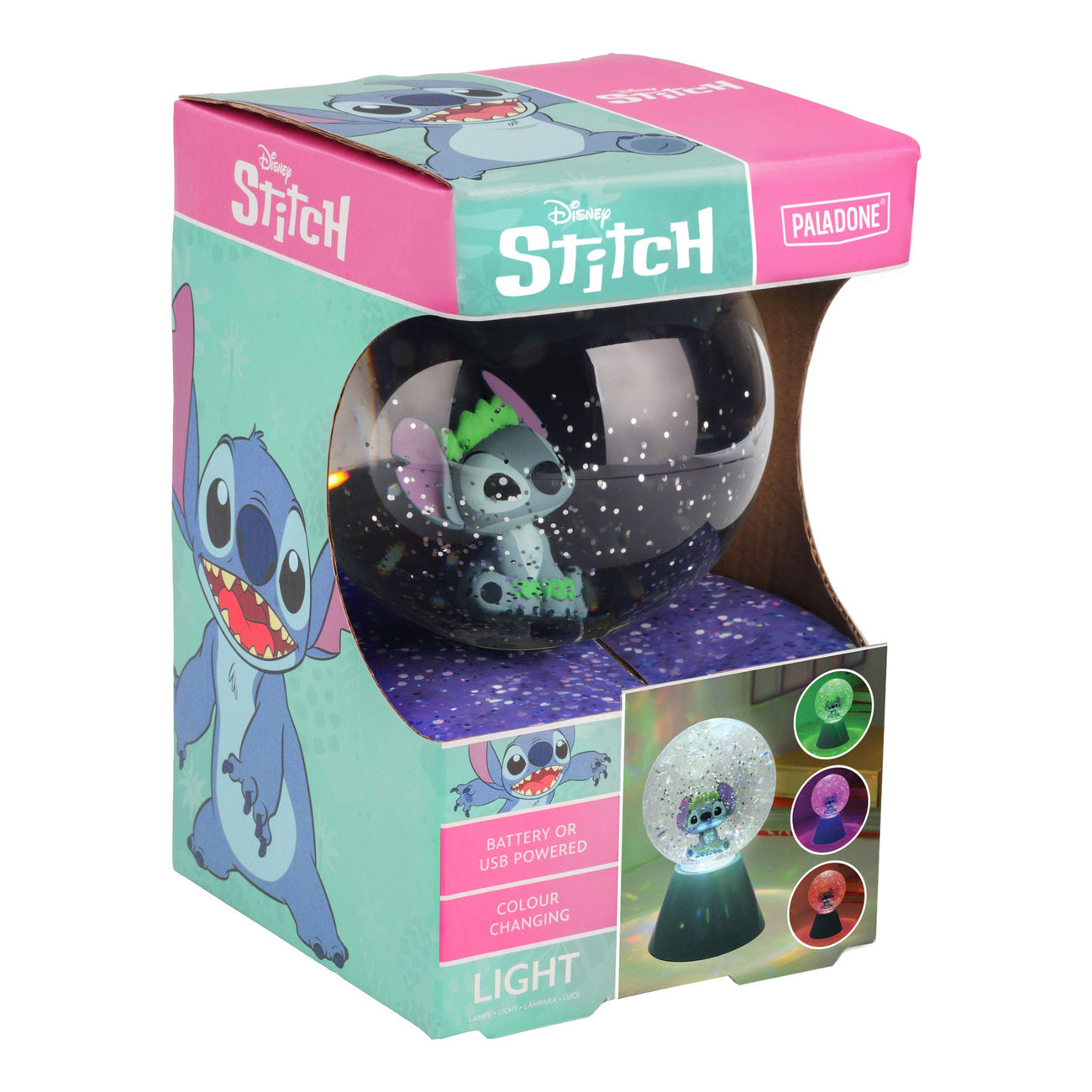 Product image Lilo & Stitch LED Lamp Stitch Glitter Ball 17 cm
