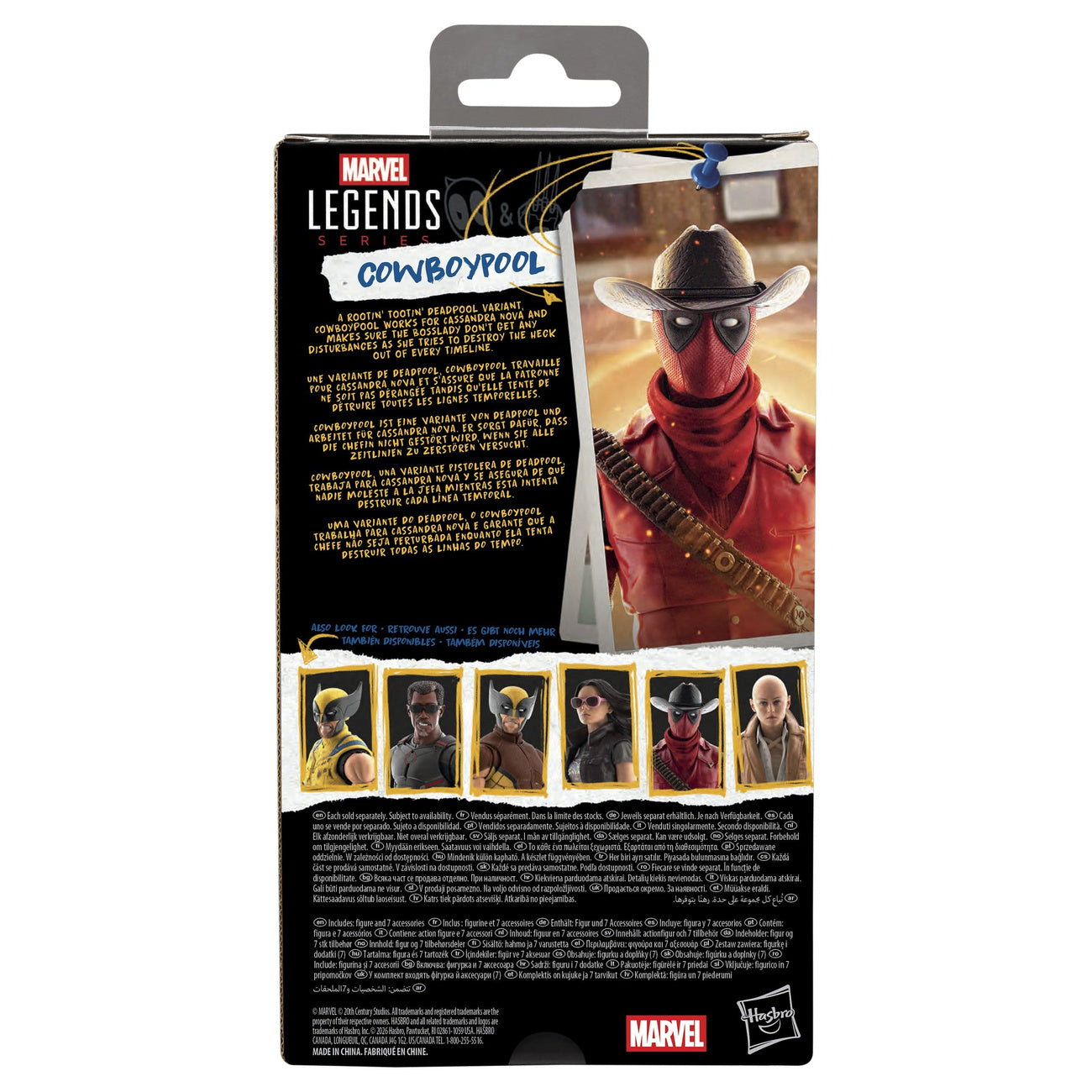 Product image Deadpool & Wolverine Marvel Legends Action Figure Cowboypool