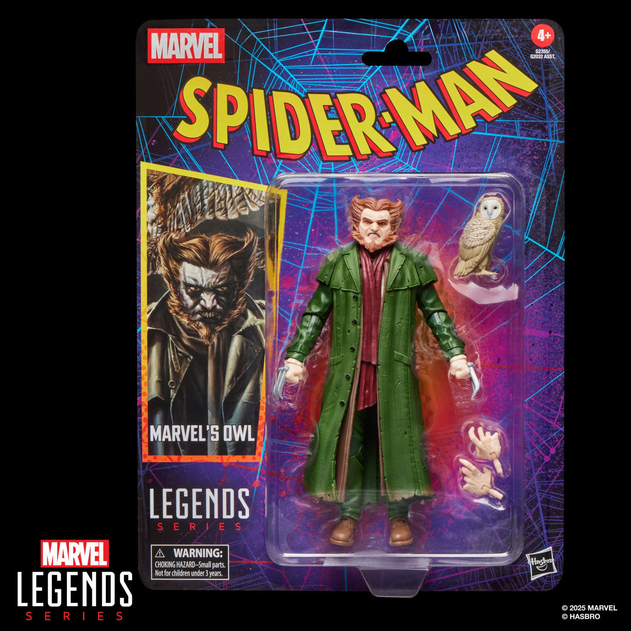 Product image Spider-Man Marvel Legends Retro Action Figure Marvel's Owl 15