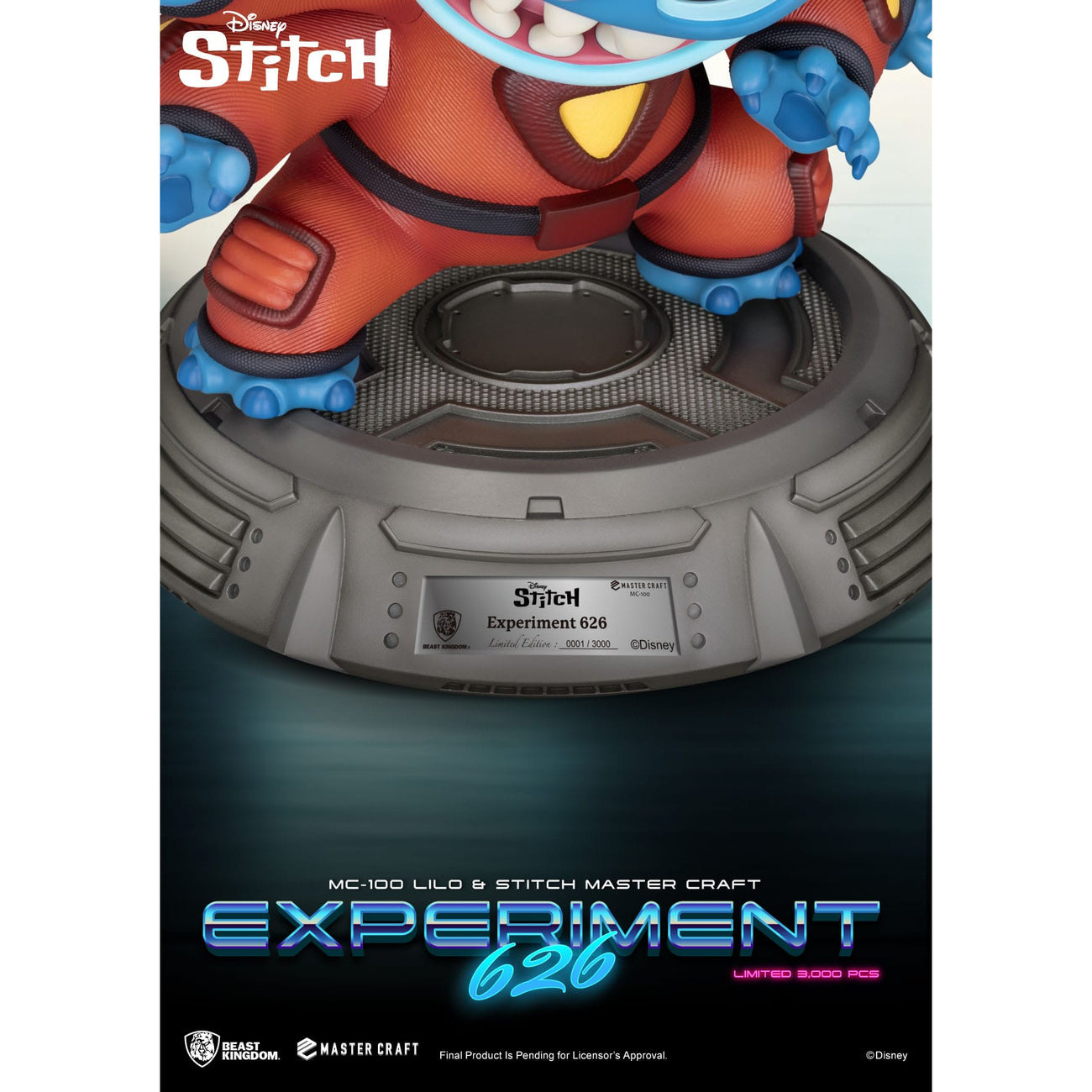 Product image Lilo & Stitch Master Craft Statue Experiment 626 39 cm