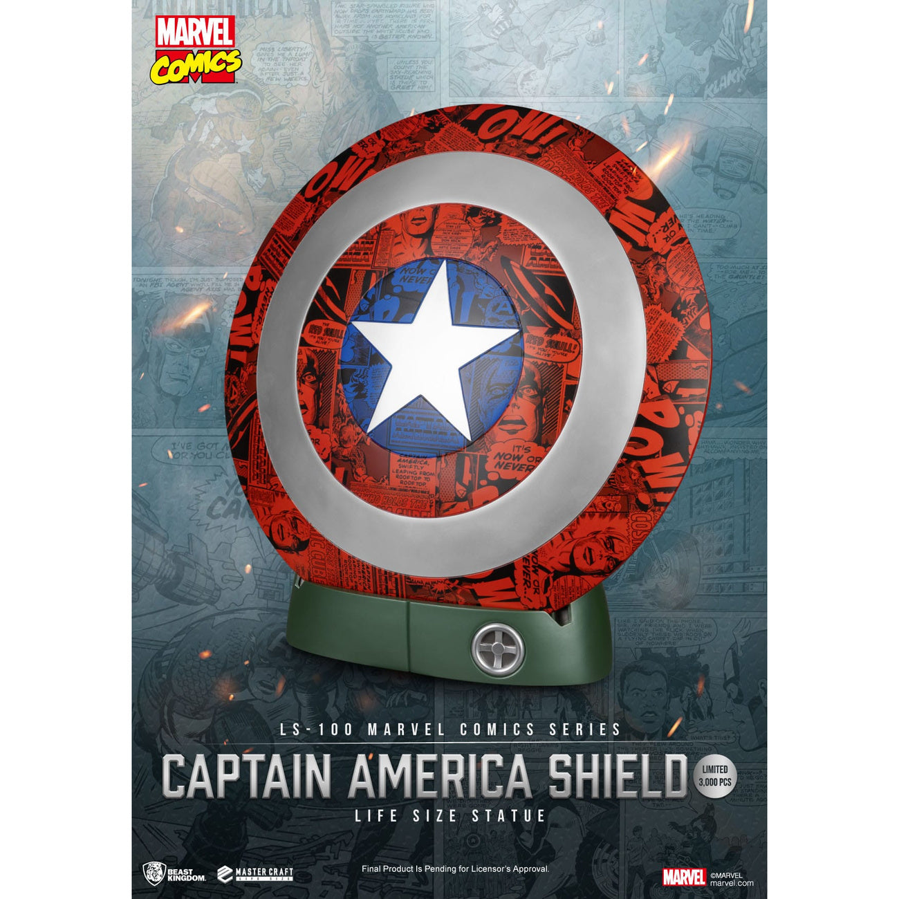 Product image Marvel Comics PVC Captain America Shield Life Size Statue