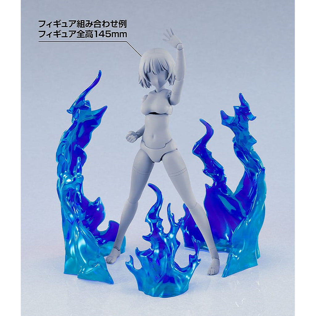Product image The Simple Effect accessory set for figures Flames: Blue
