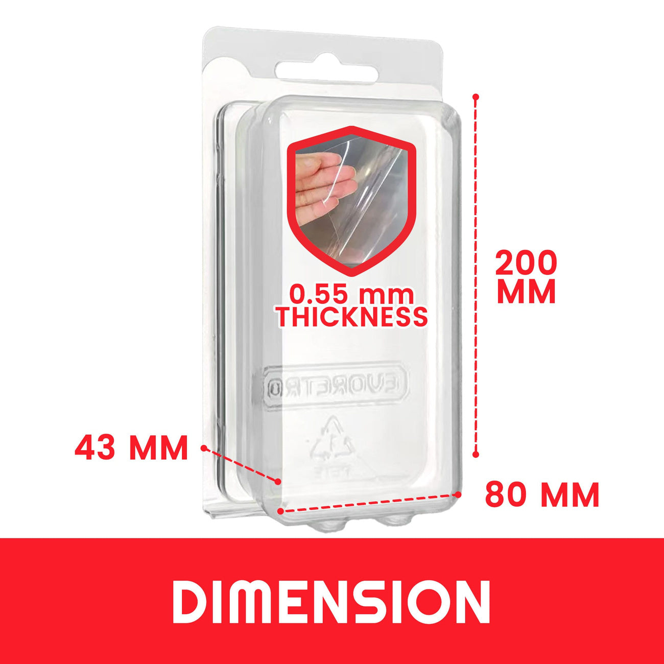 Product image Clamshell PET Cases XL 35-Pack for Action Figures