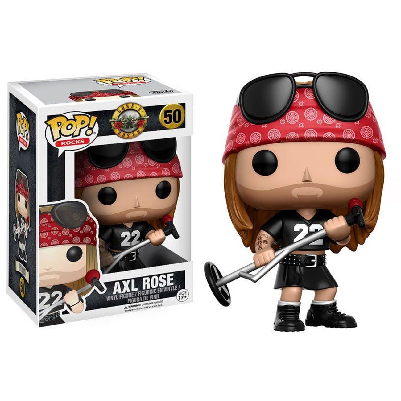 Product image Guns N' Roses POP! Rocks Vinyl Figure Axl Rose 9 cm