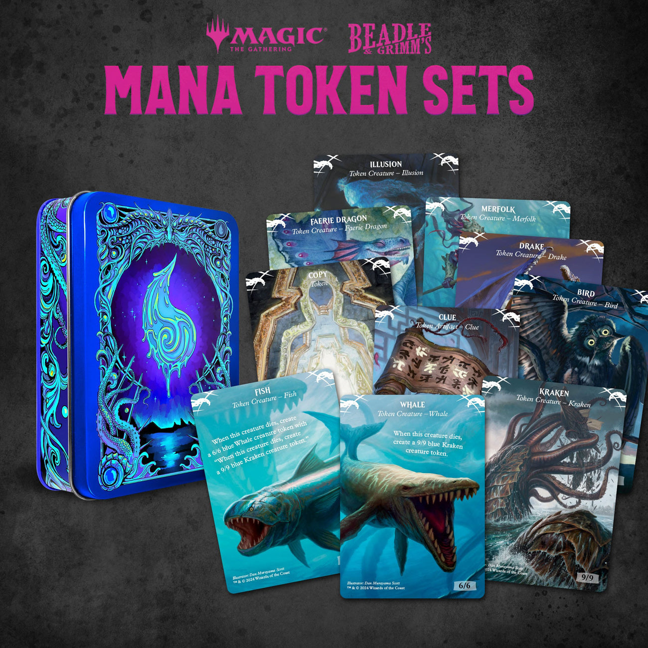 Product image Magic: The Gathering Dice and Token Pack Blue Mana