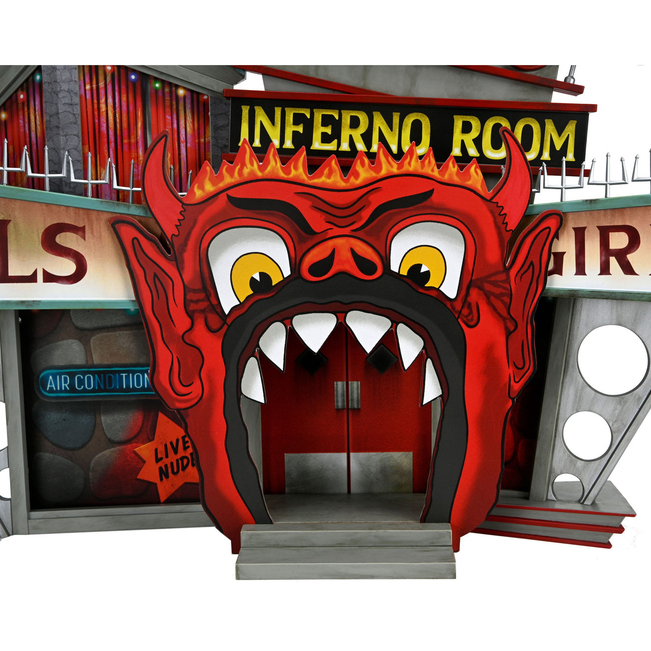 Product image Beetlejuice (1988) Diorama Trenchcoat with Spikes Inferno