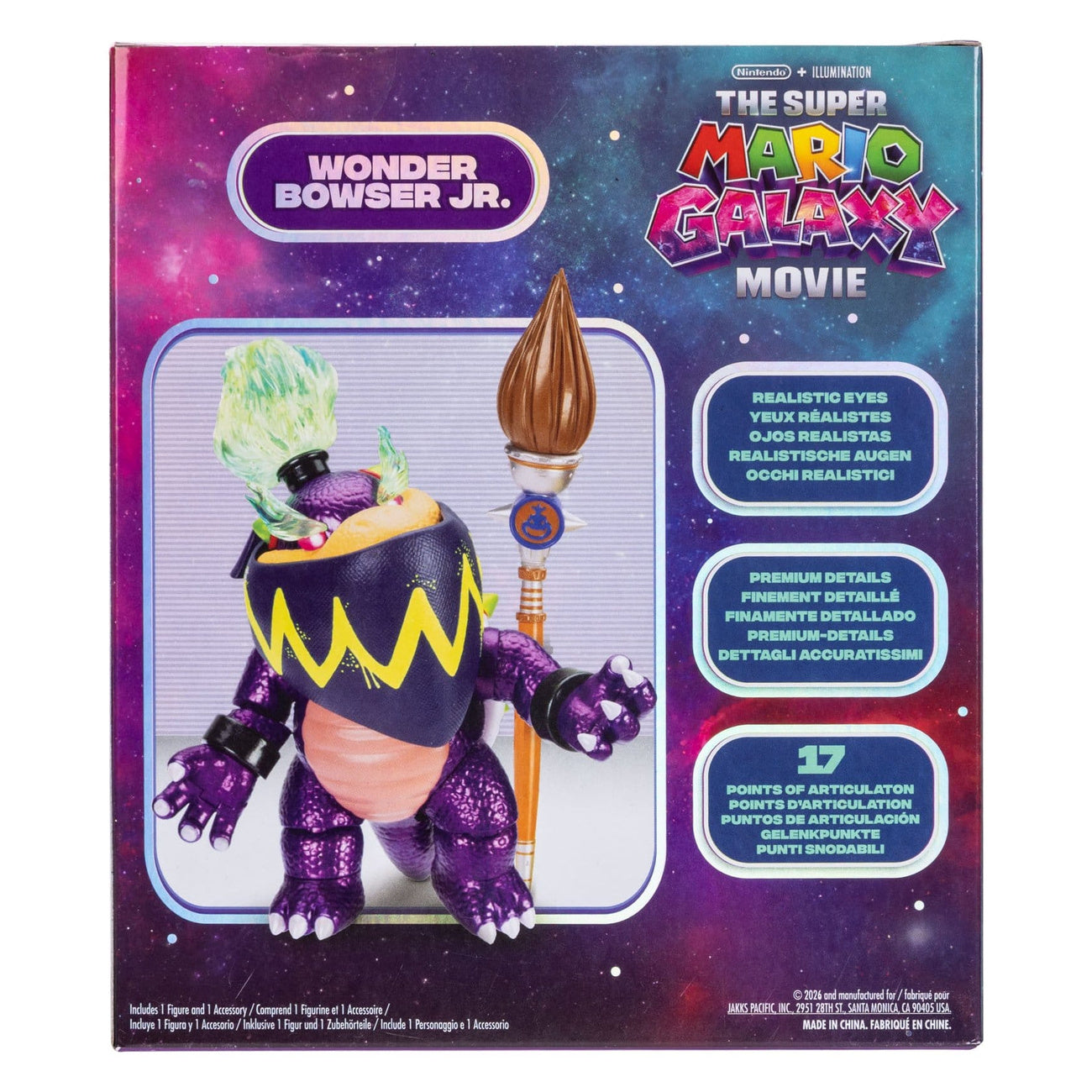 Product image The Super Mario Galaxy Movie Action Figure Wonder Bowser Jr.