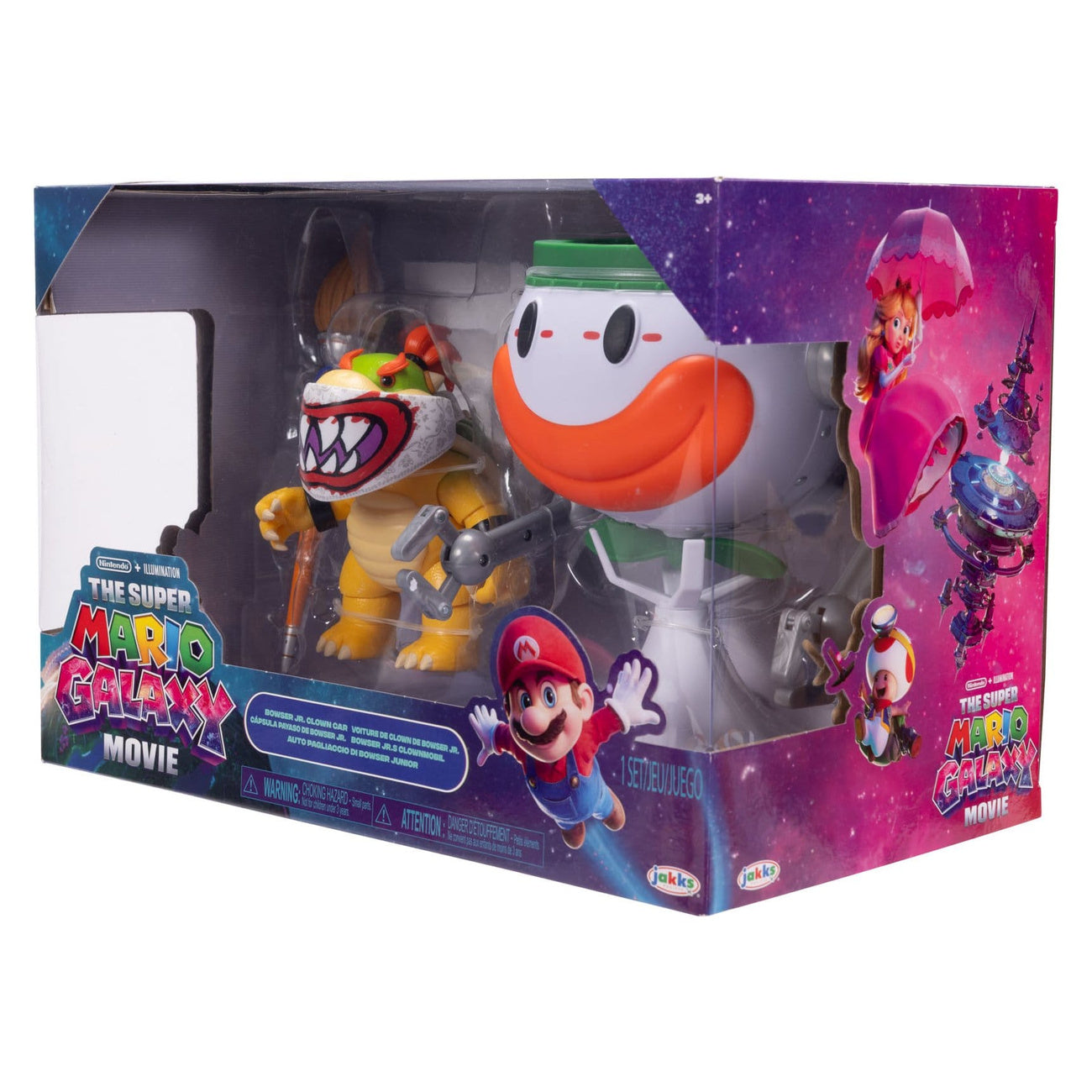 Product image The Super Mario Galaxy Movie Action Figure Bowser Jr. with Clown Car