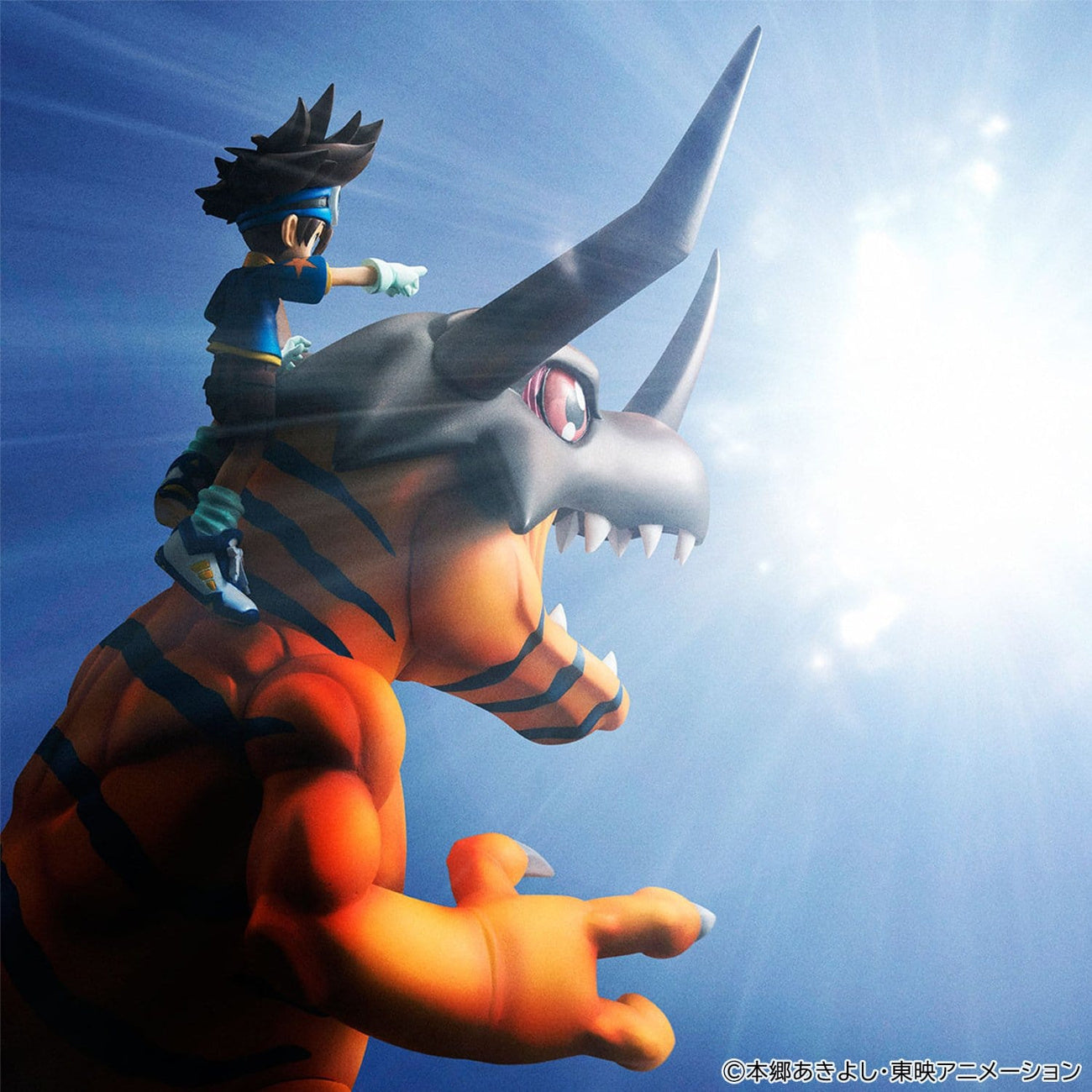 Product image Digimon Adventure - Greymon and Taichi Yagami G.E.M. Series Figure Set (Repeat)