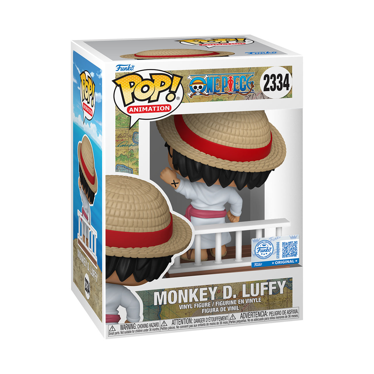 Product image Monkey D. Luffy with Straw Hat Going Merry Funko Pop Figure - One Piece