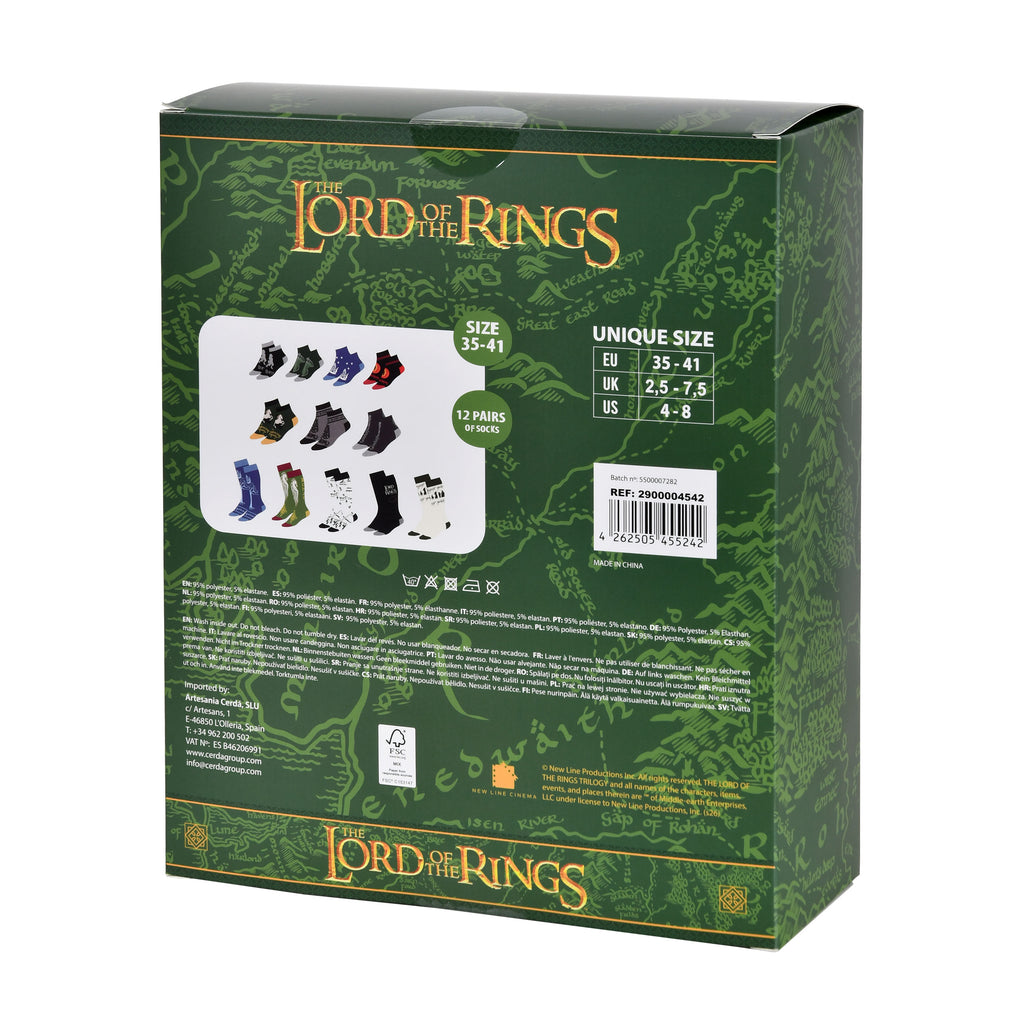Product image The Lord of the Rings - Middle-earth Socks Advent Calendar