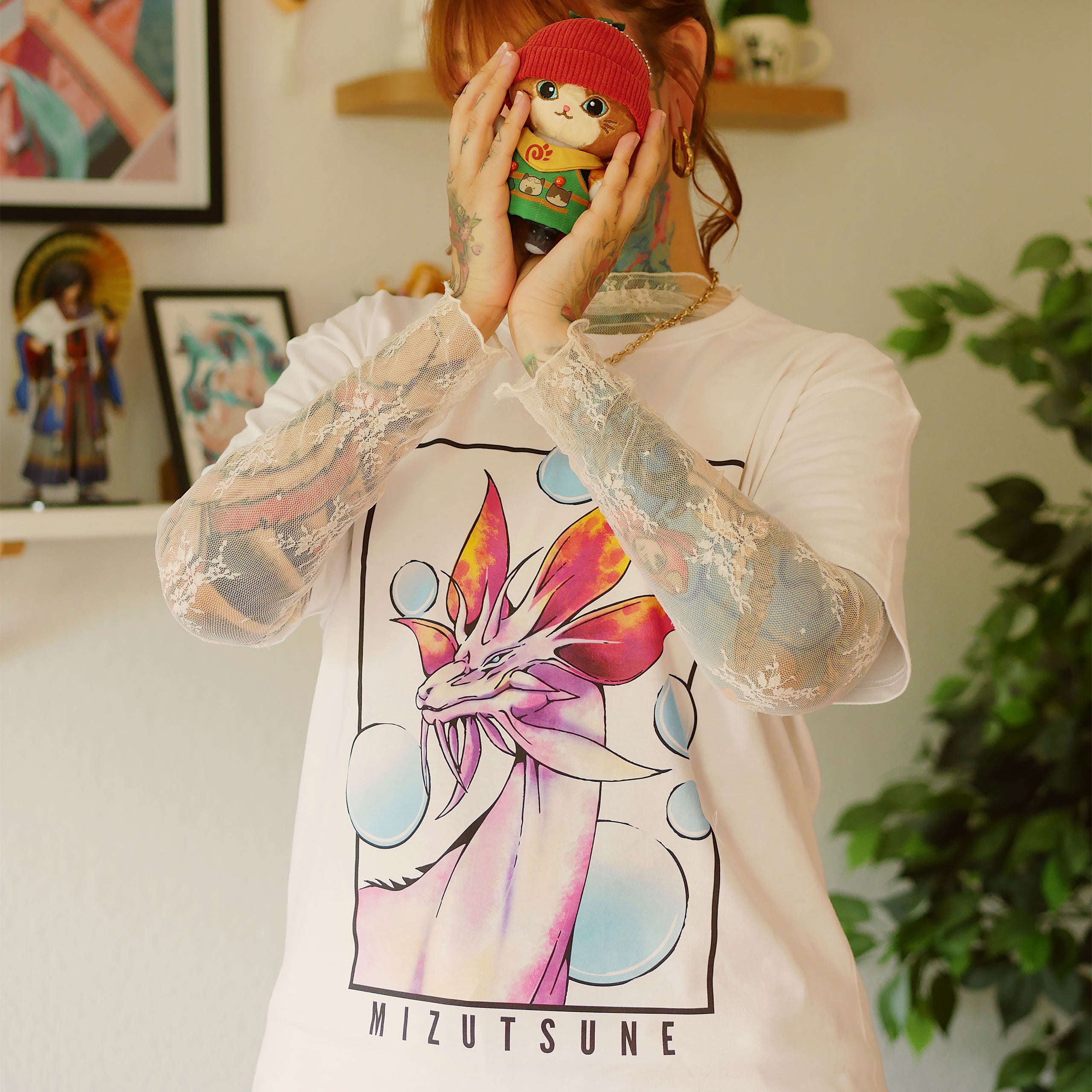 Product image Mizutsune T-Shirt White Limited Edition for Monster Hunter Fans
