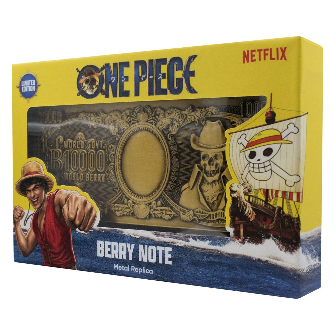 Product image One Piece - 1000 World Berry Metal Banknote Collector's Replica
