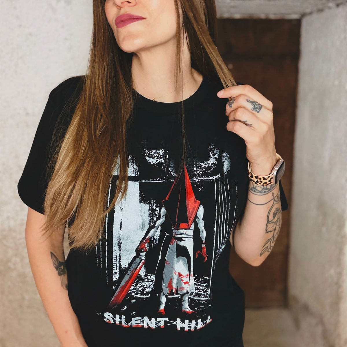 Product image Pyramid Head Black T-Shirt for Silent Hill Fans
