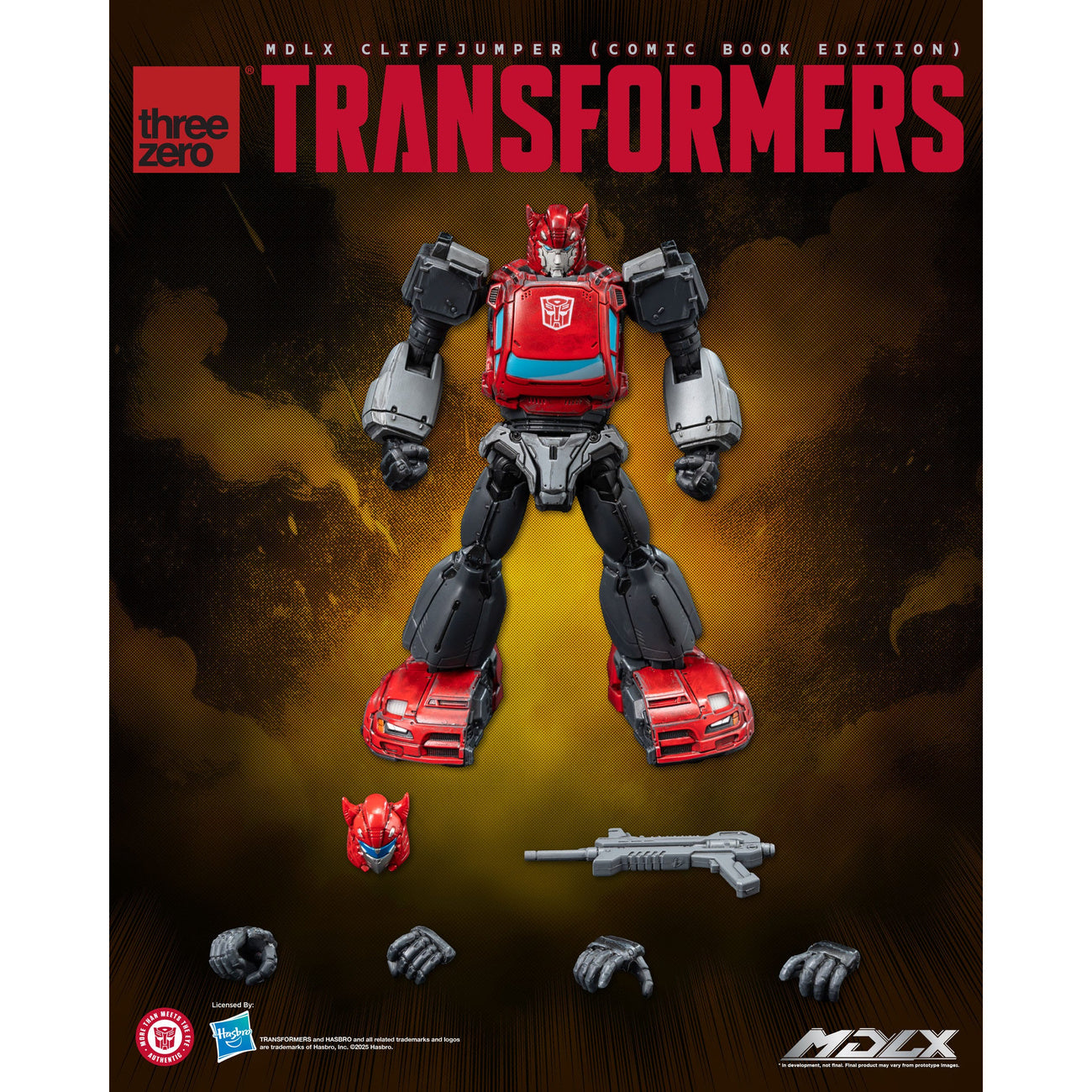 Product image Transformers MDLX Action Figure Cliffjumper (Comic Book)