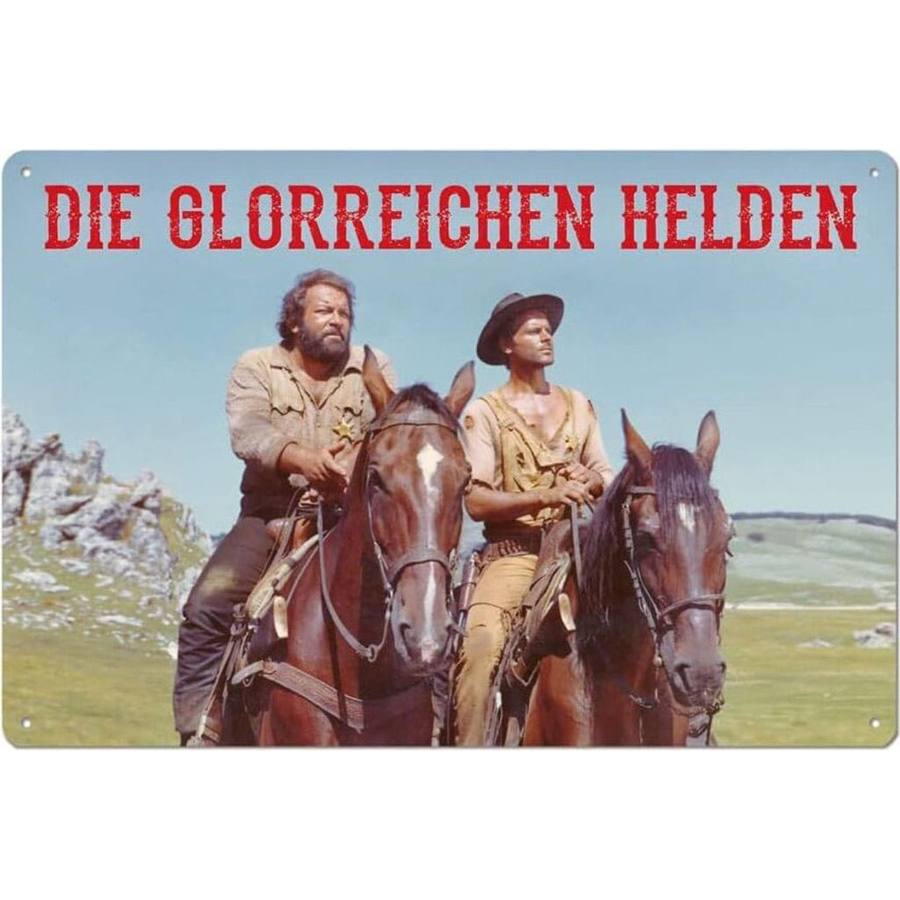 Product image Bud Spencer & Terence Hill Tin Sign The Glorious