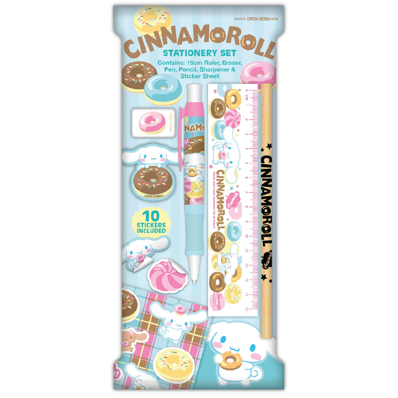 Product image Sanrio Cinnamoroll Stationery Set 6-Pack