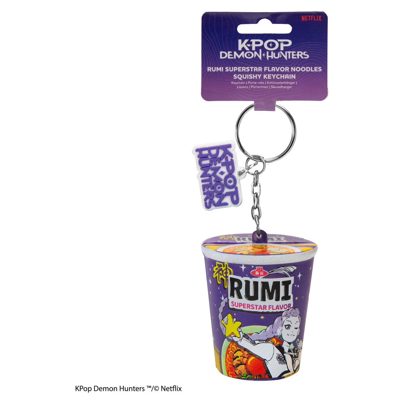 Product image KPop Demon Hunters Squishy Keychain Rumi Superstar