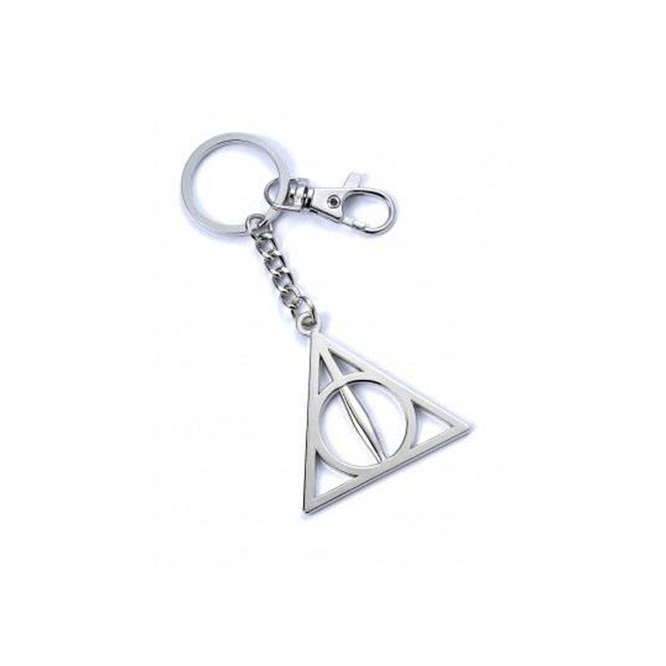 Product image Harry Potter Deathly Hallows Keychain (silver-plated)