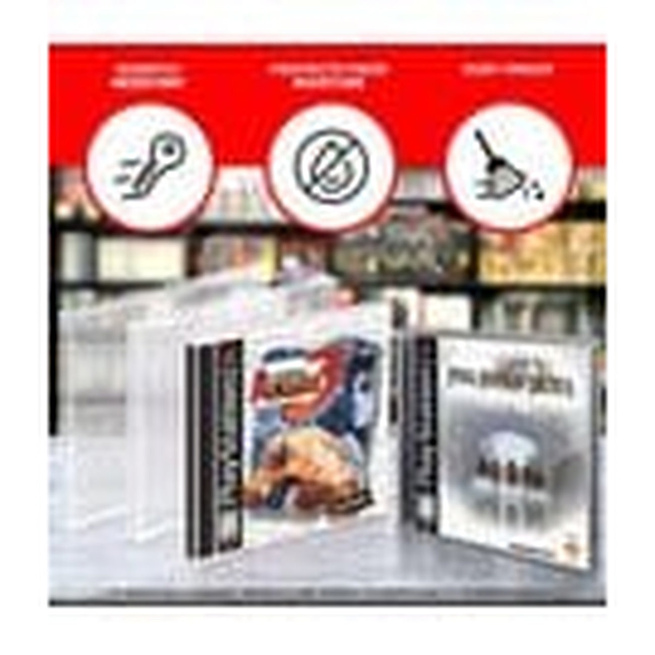 Product image PET Cases 25-Pack for Nintendo/PS1/Single CD/Dreamcast