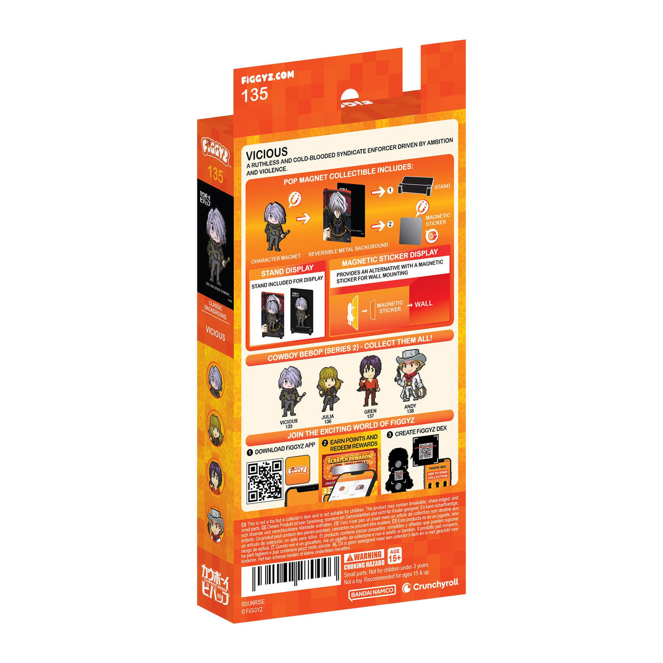 Product image Cowboy Bebop FiGGYZ Vicious Magnetic Collectible Figure 11 cm